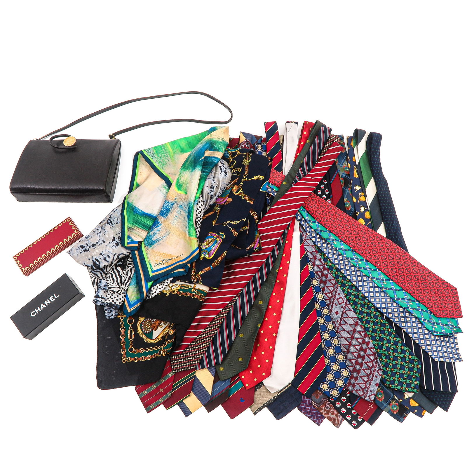 A Collection of Accessoreis: Consisting of various accessories, including Burberry