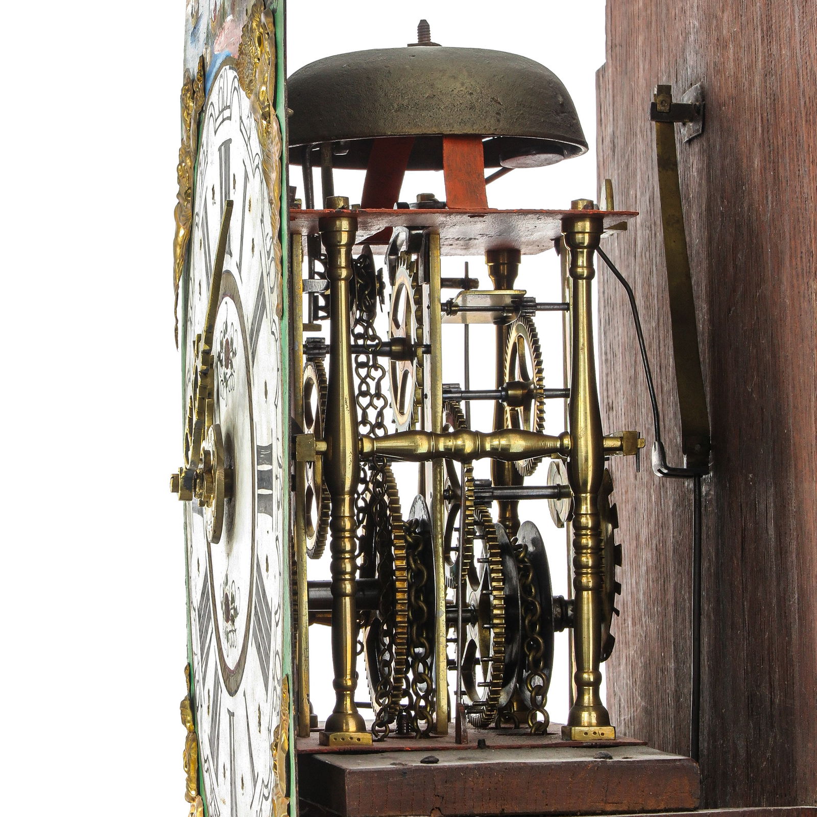 A Dutch Hanging Clock - 6