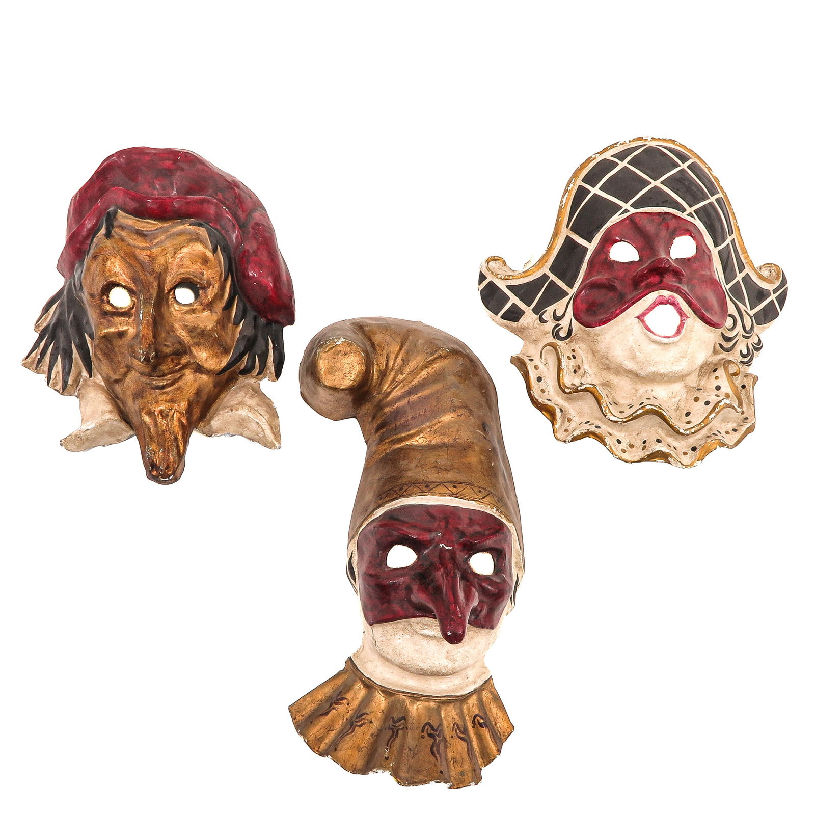 A Group of 3 Carnival Masks (1 of 7)