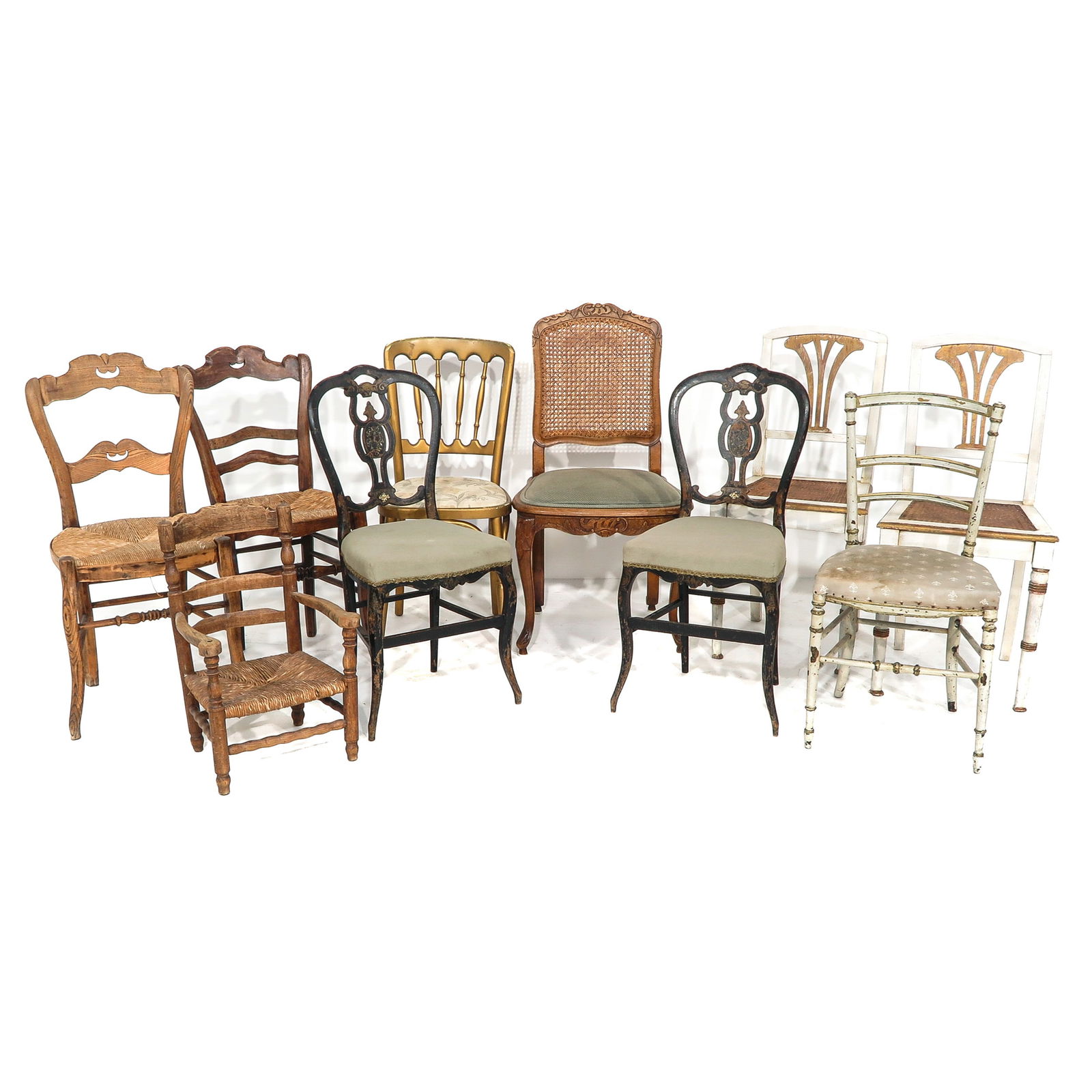 A Group of 10 Chairs (1 of 9)