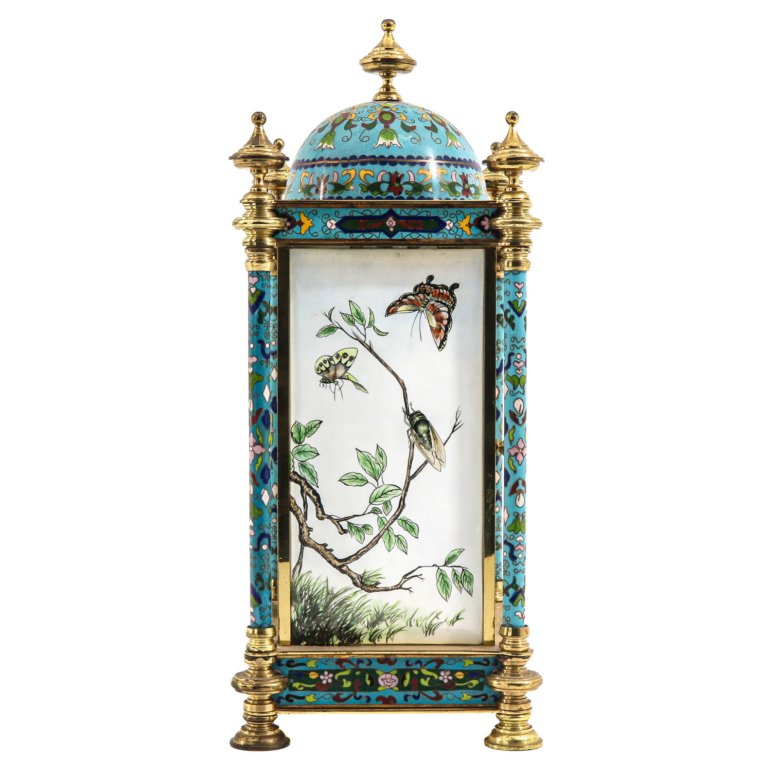 A Cloisonné Pendule - 2