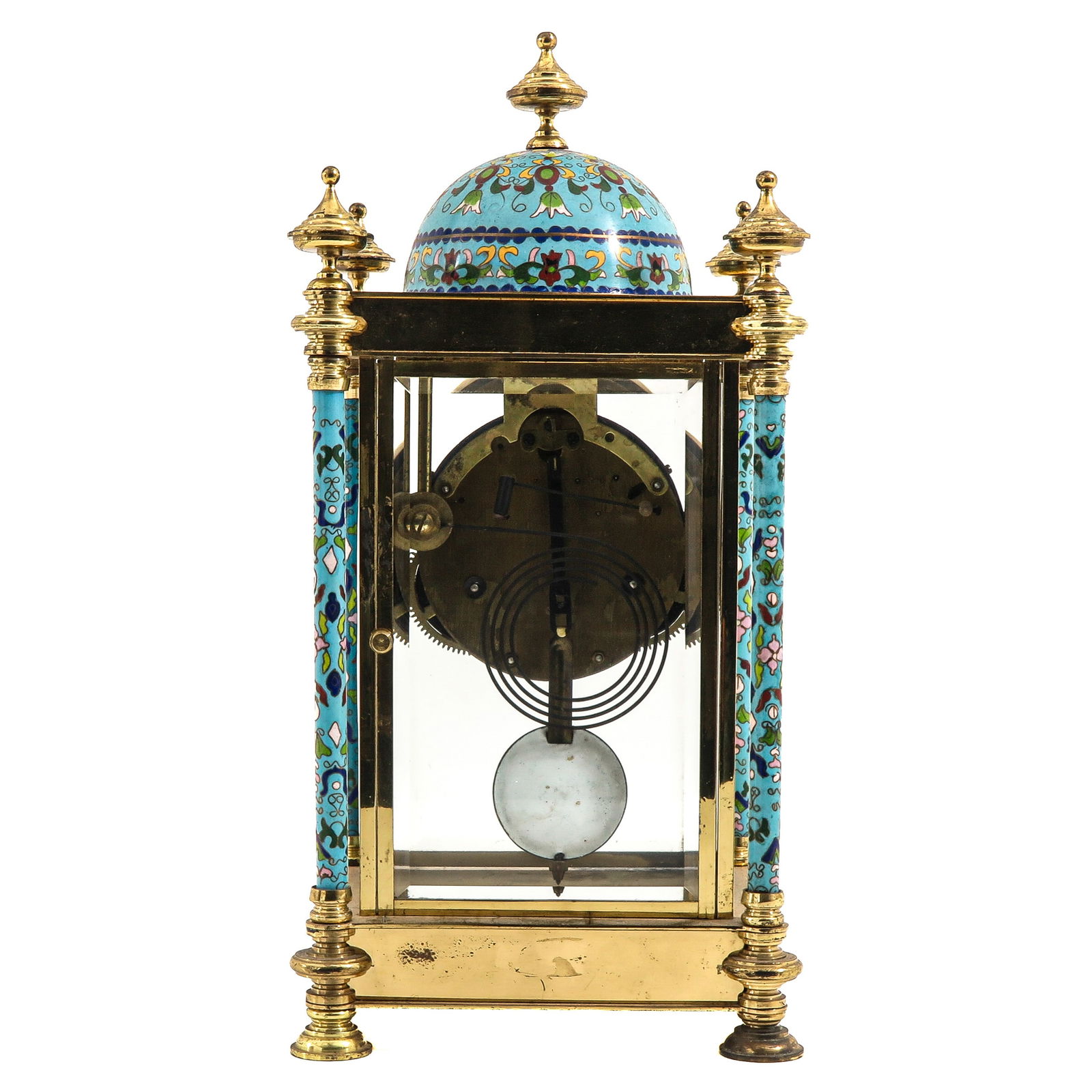 A Cloisonné Pendule - 3