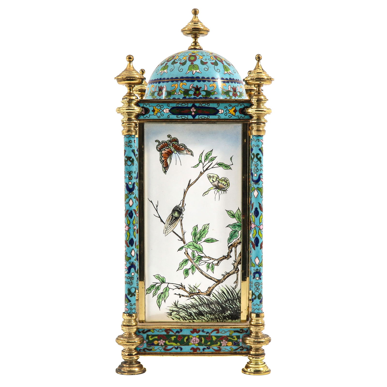 A Cloisonné Pendule - 4