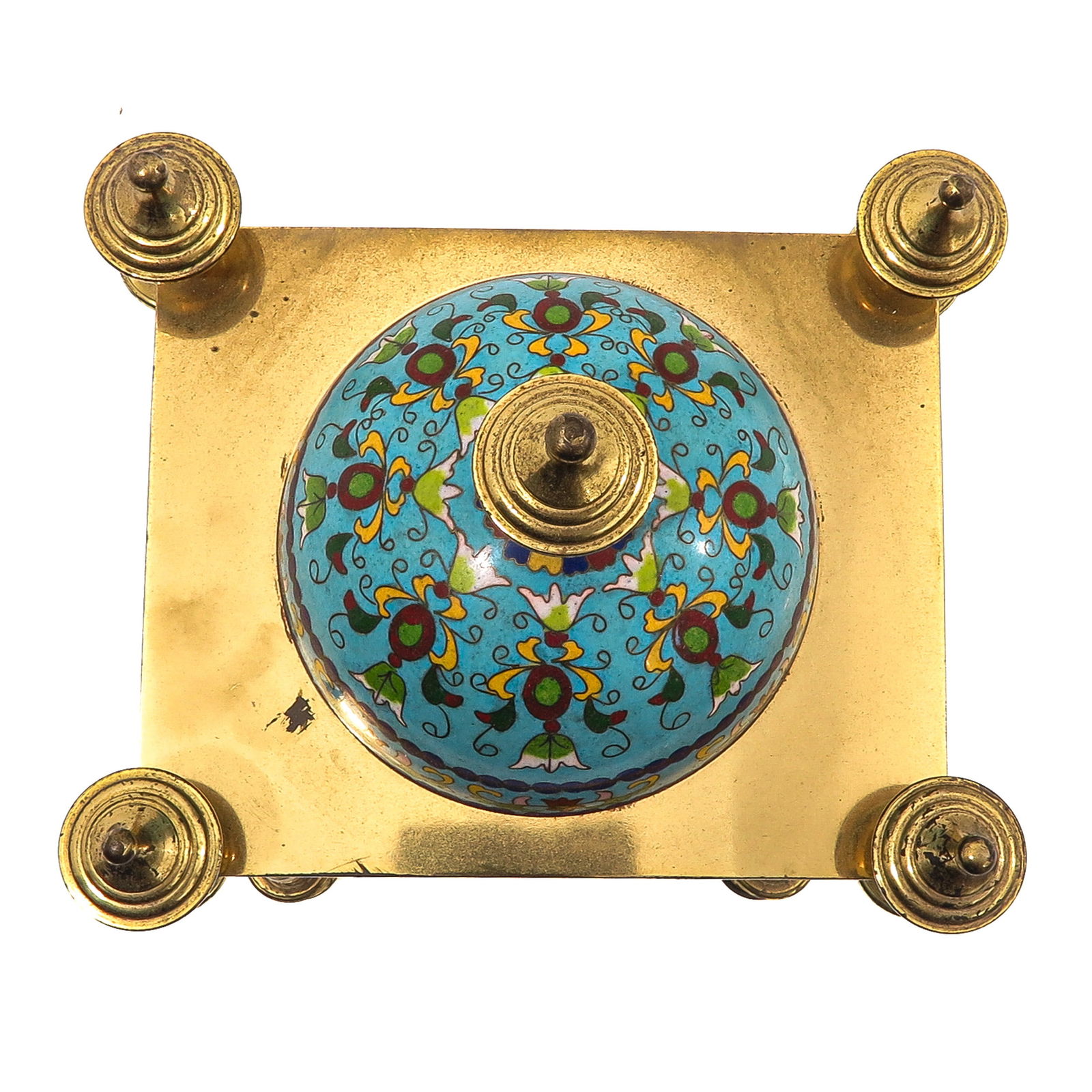 A Cloisonné Pendule - 5