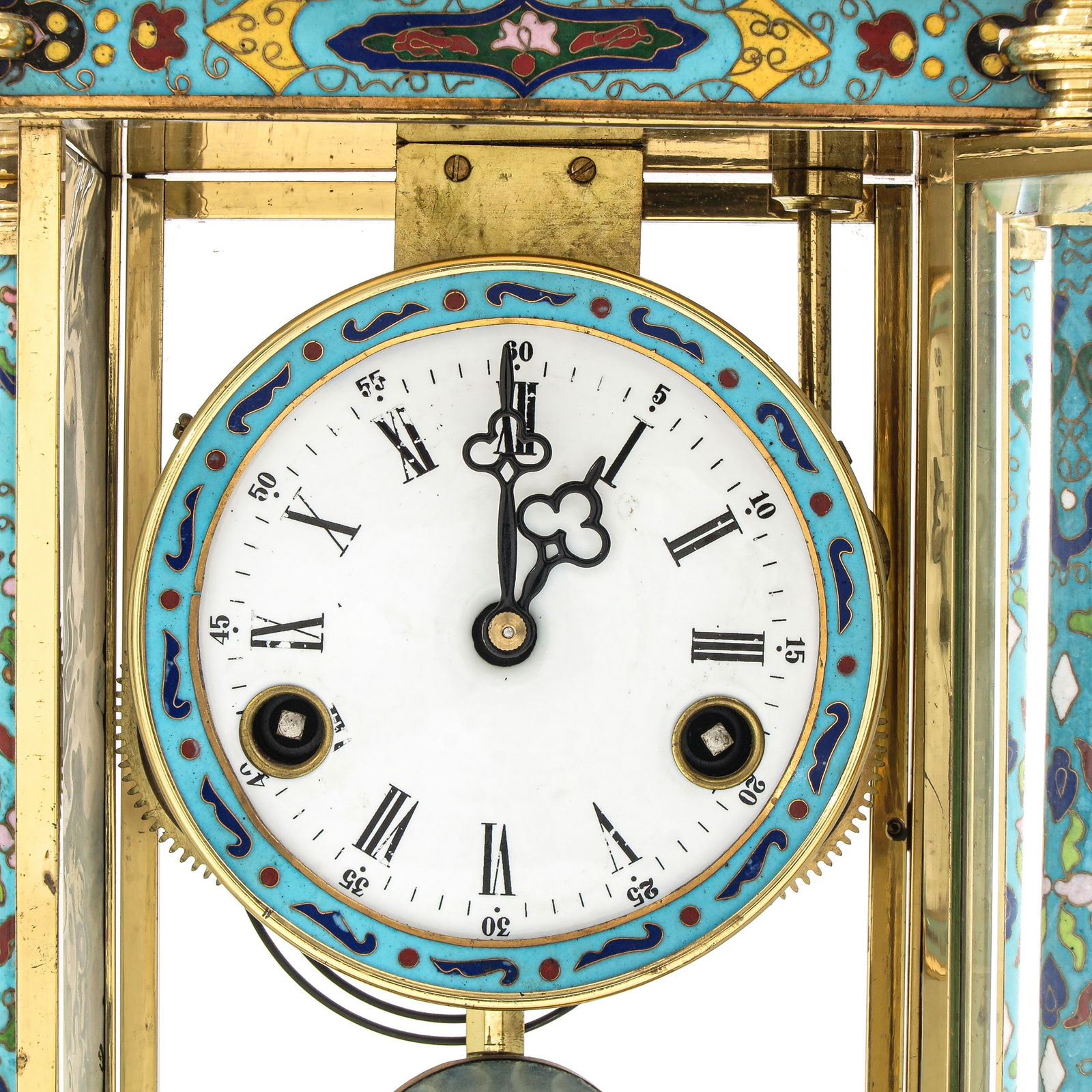 A Cloisonné Pendule - 6