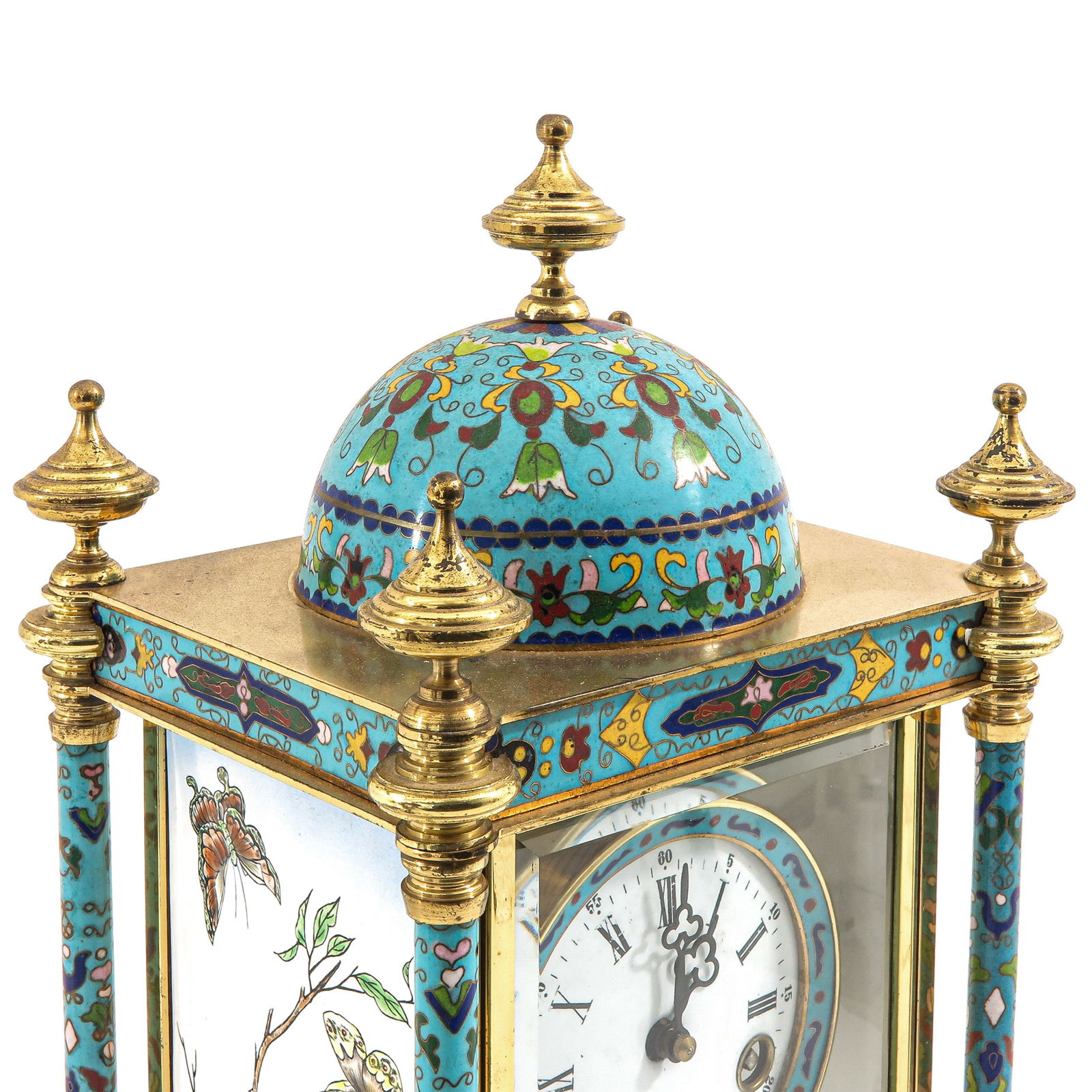 A Cloisonné Pendule - 8