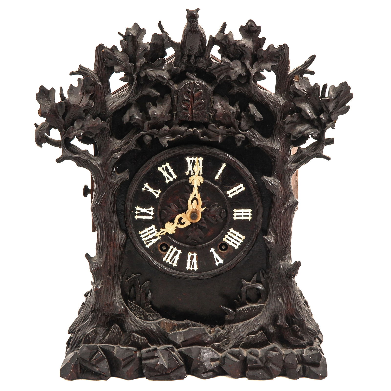 A Cuckoo Clock: Germany, ca. 1900, height 42 cm.