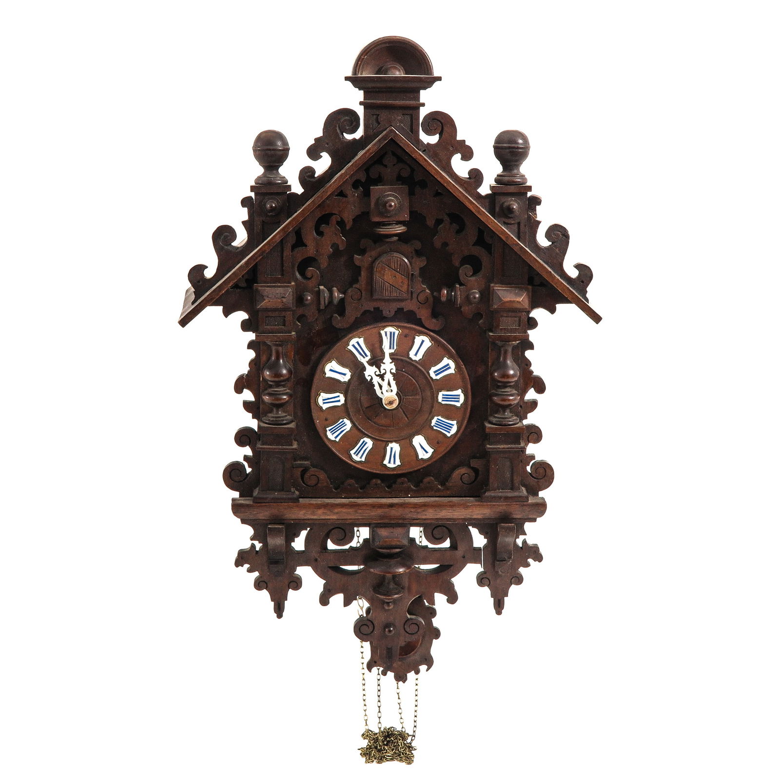 A Cuckoo Clock: Germany, ca. 1900, height 68 cm.