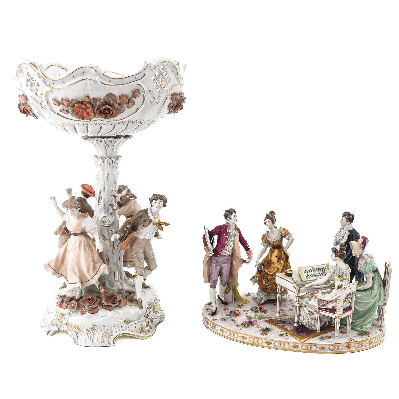 A Lot of 2 Porcelain Figurines (1 of 9)