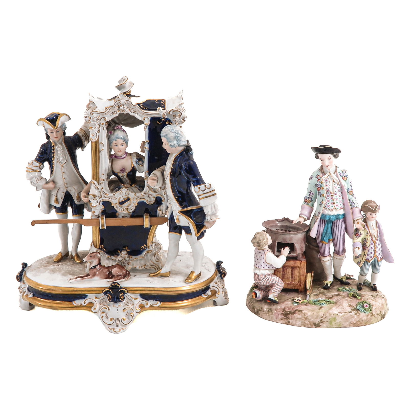 A Lot of 2 Porcelain Figurines (1 of 10)