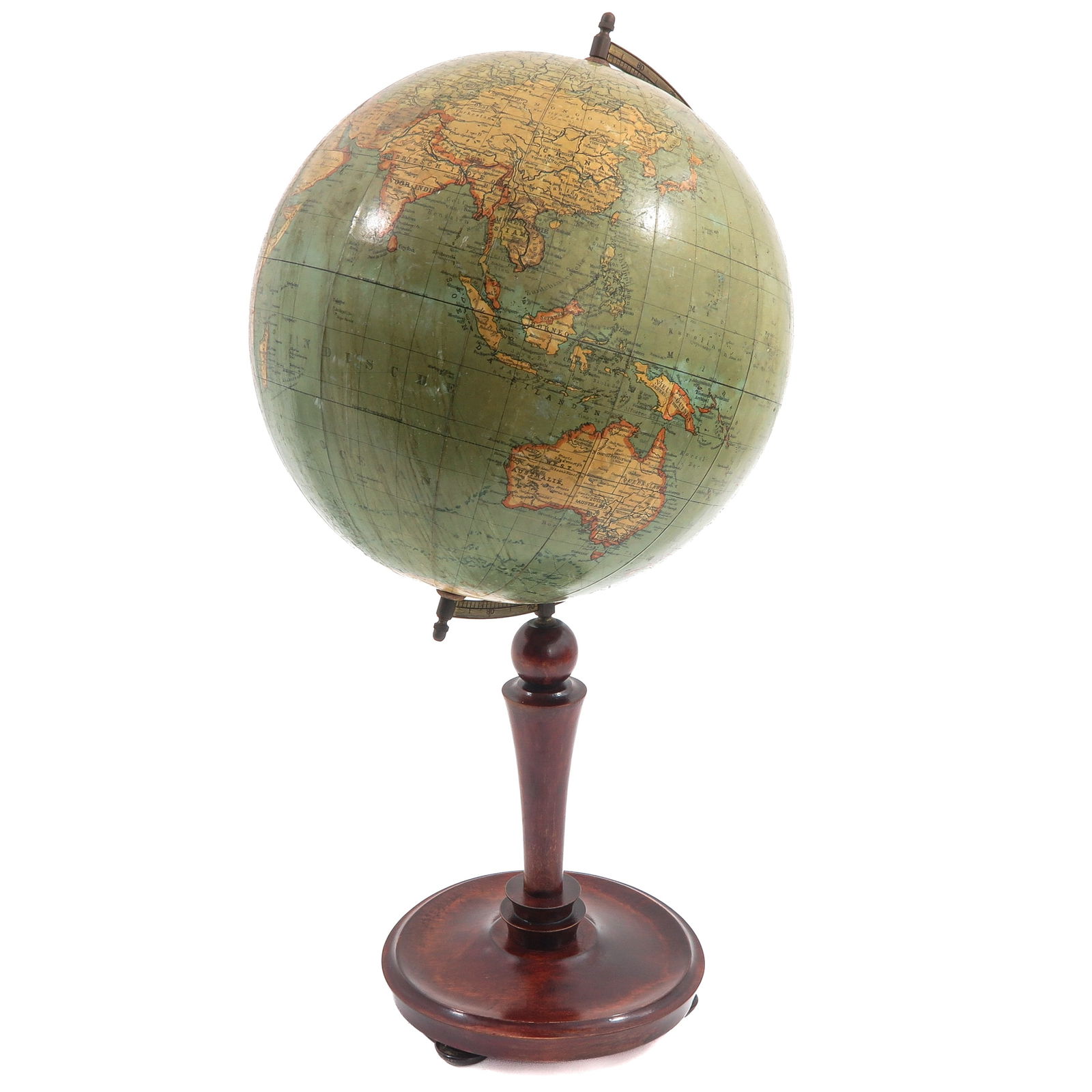 A Globe: Räth, Trade and Traffic Globe, diameter 33 cm, height 65 cm, 1926
