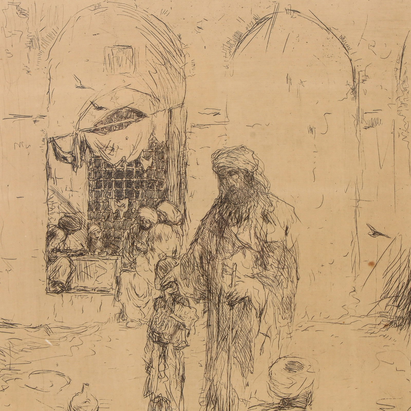 A Marius Bauer Etching - 4