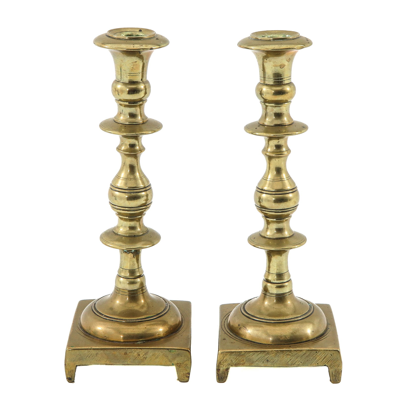 A Pair of Bronze Candlesticks (1 of 10)