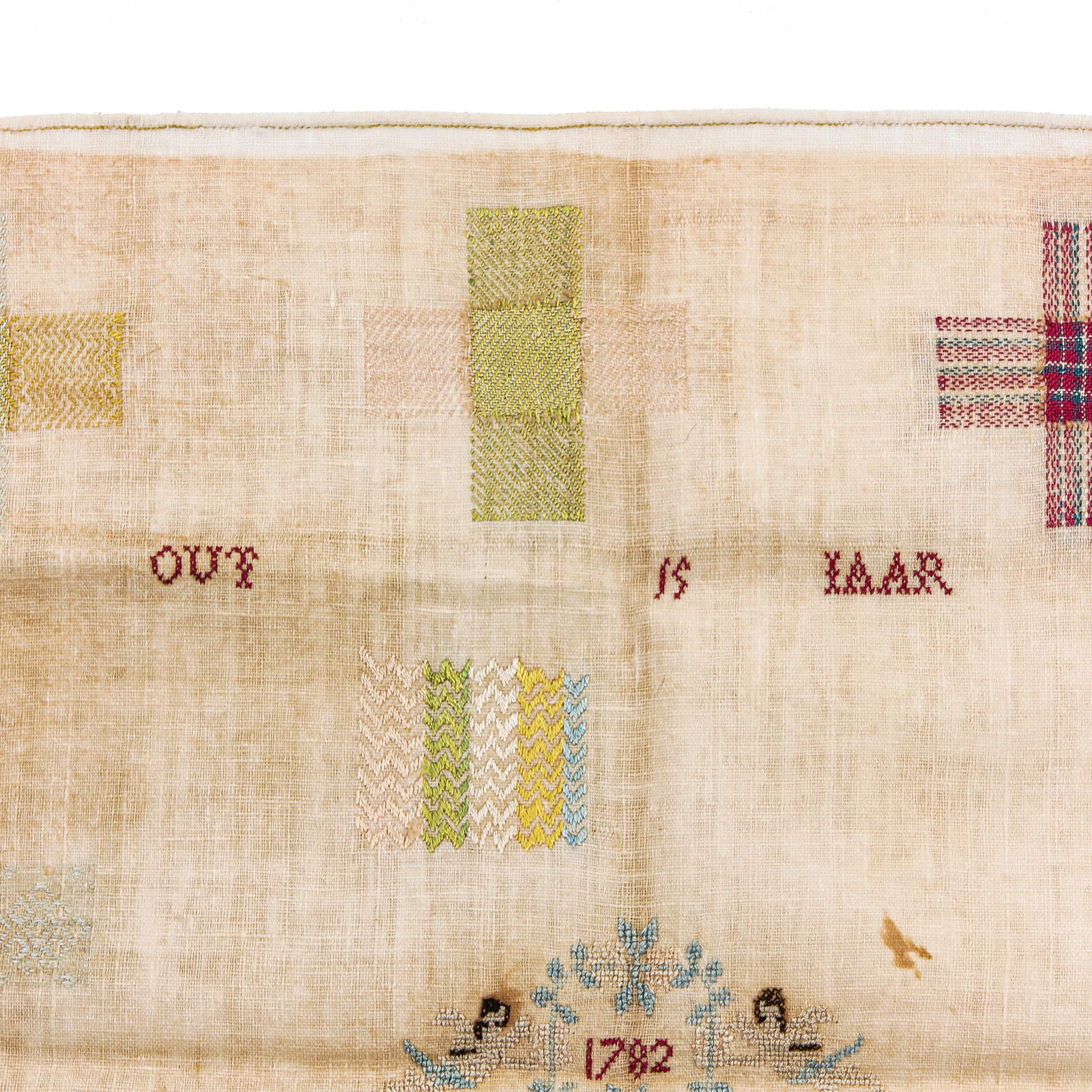A Sampler from 1782 - 3