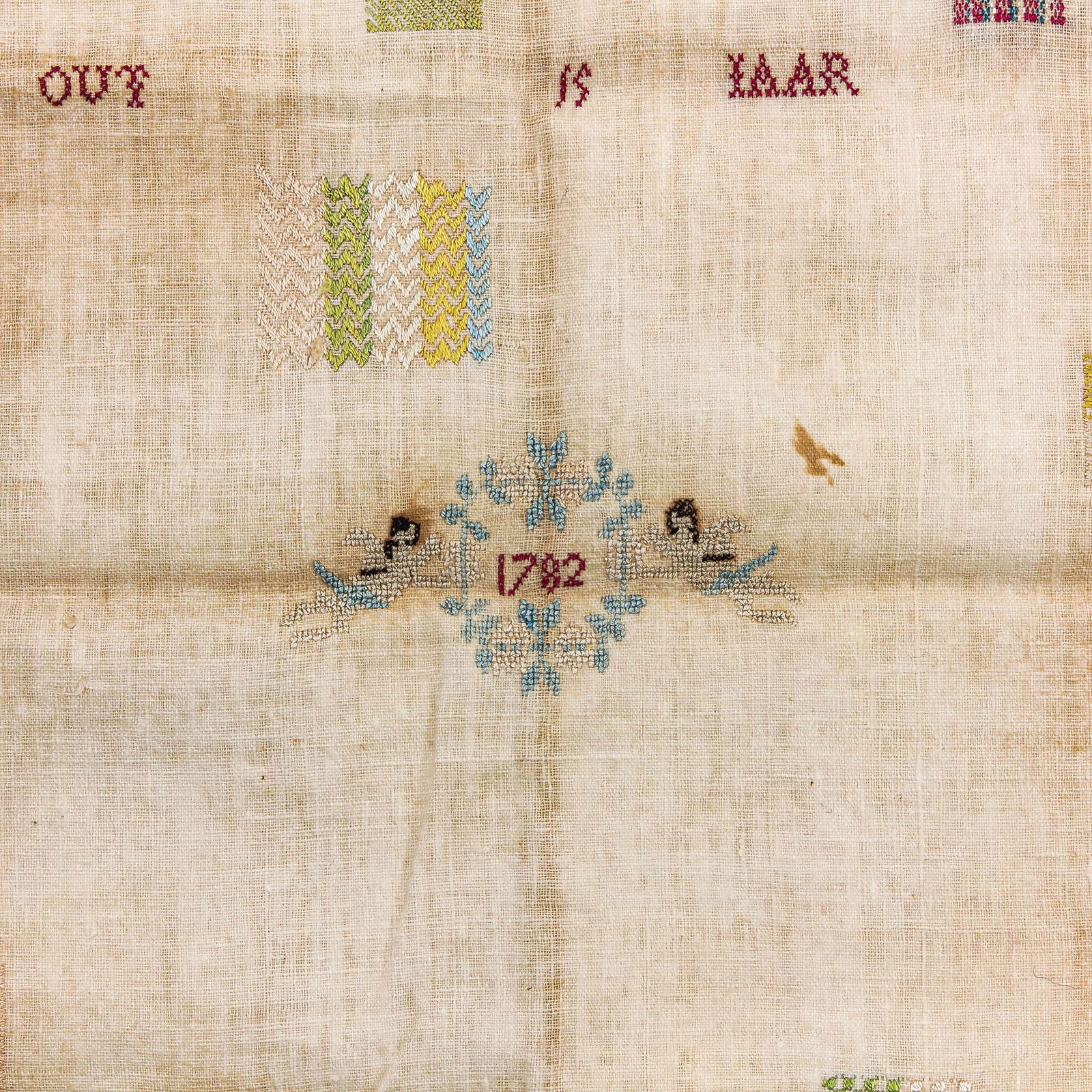 A Sampler from 1782 - 4
