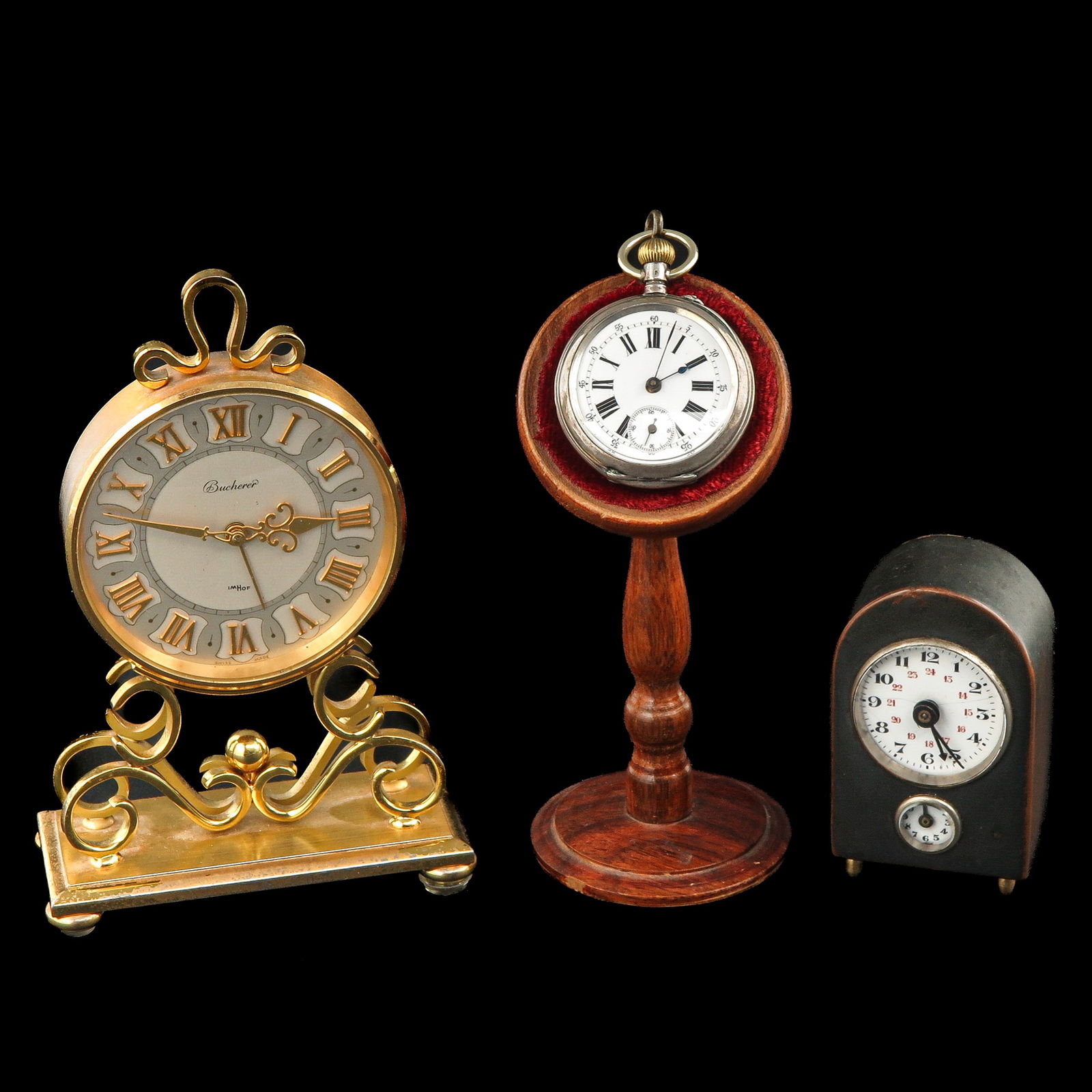 A Collection of 3 Small Clocks (1 of 10)