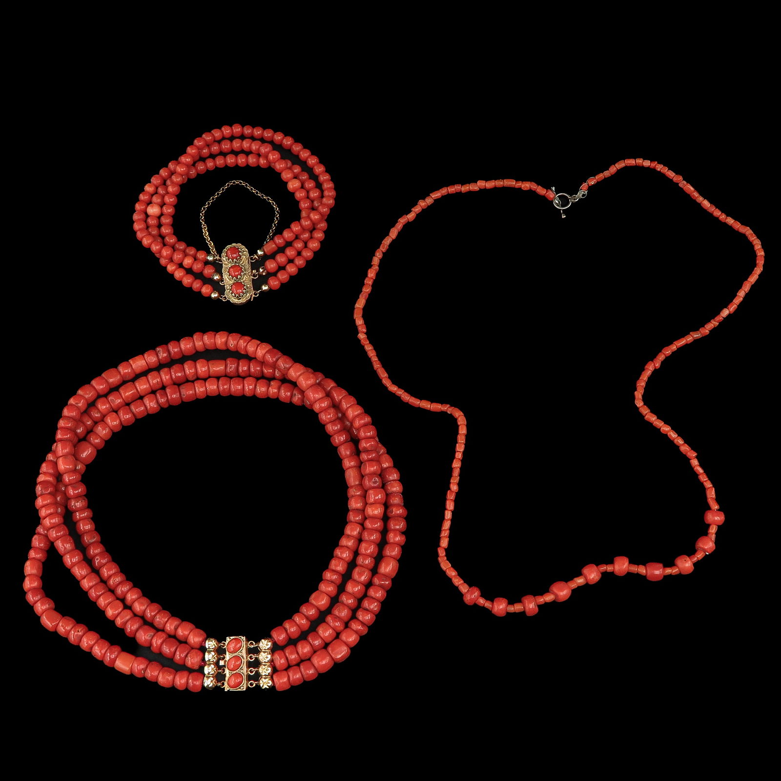A Group of Red Coral Jewelry (1 of 10)