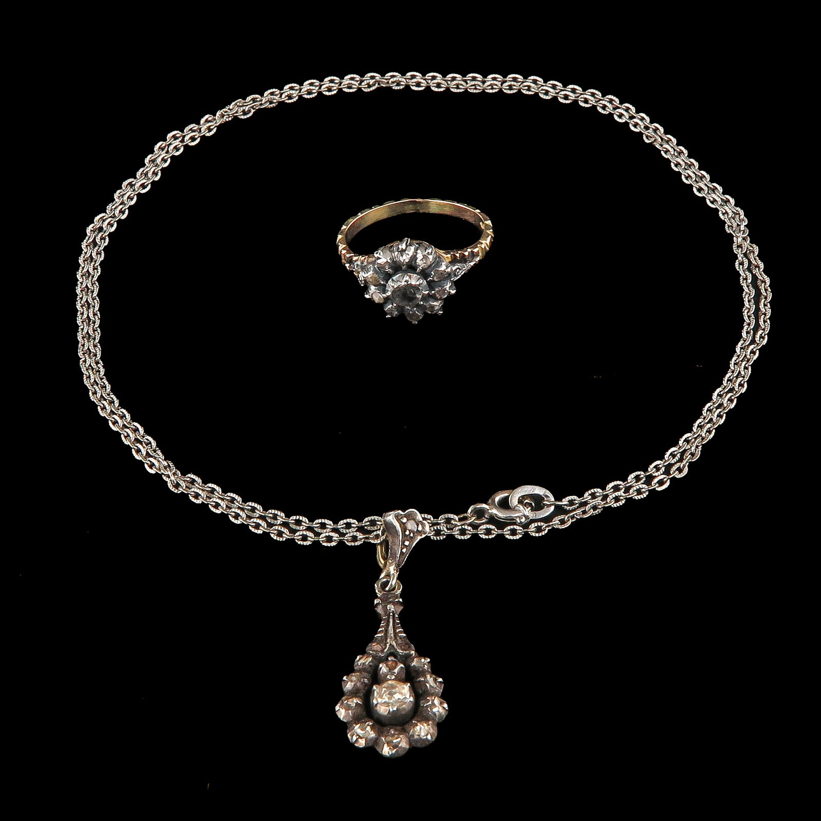 A Diamond Ring and Necklace (1 of 7)