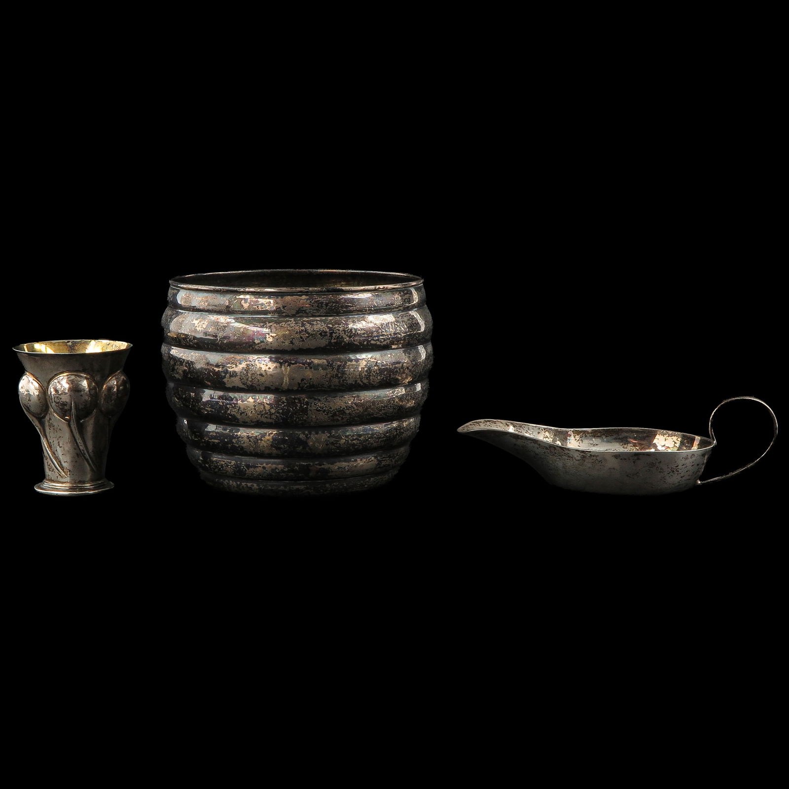 A Diverse Lot: Including a silver pap/sick slide, Holland, length 127 mm, date letter W = 1831