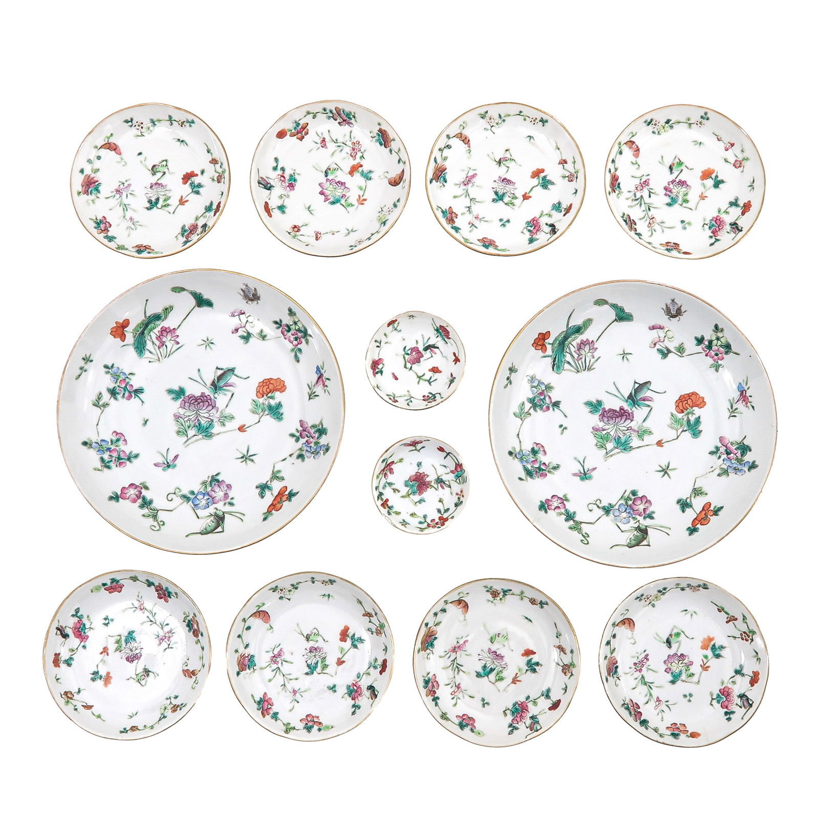 A Group of 12 Small Plates (1 of 8)