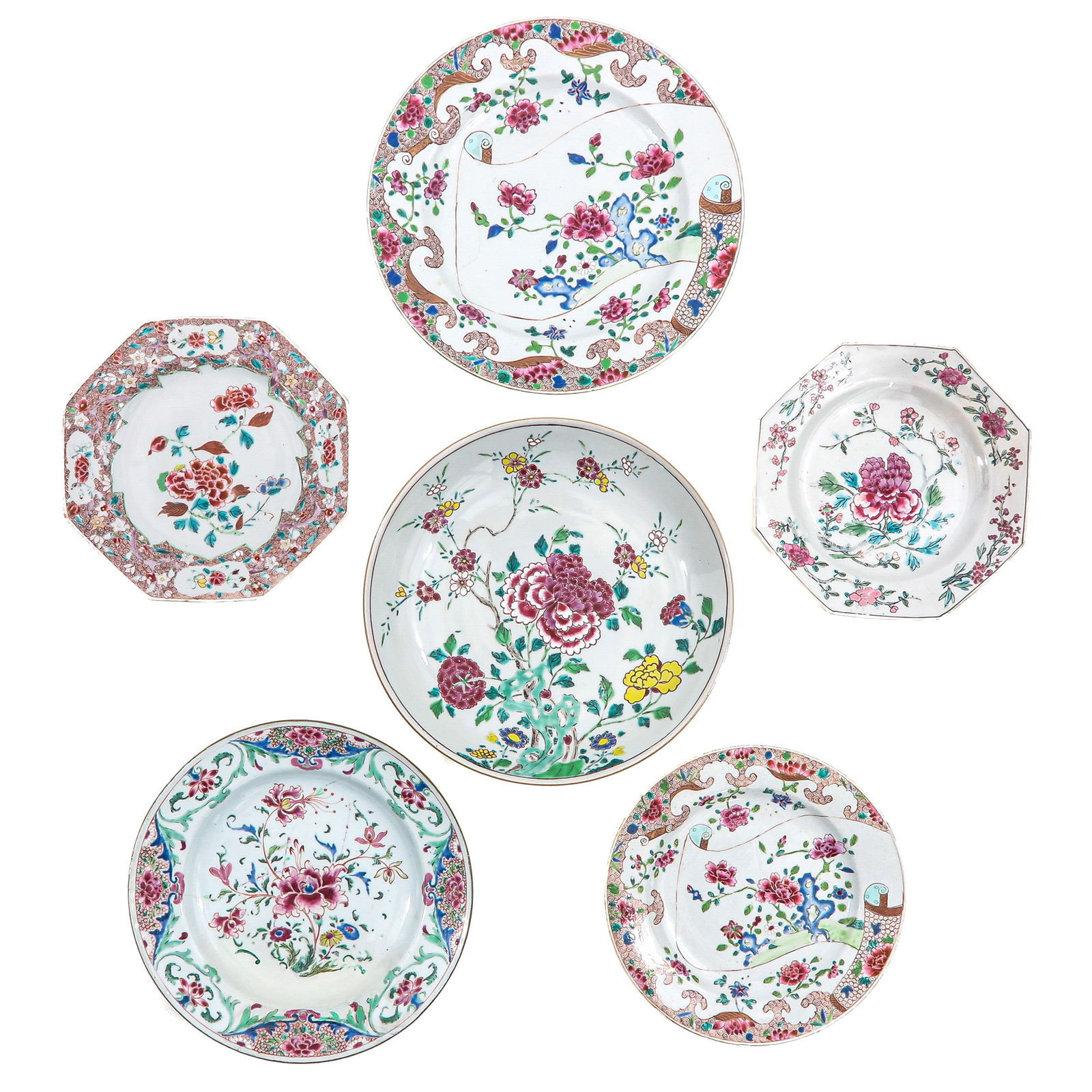 A Group of 6 Plates (1 of 8)