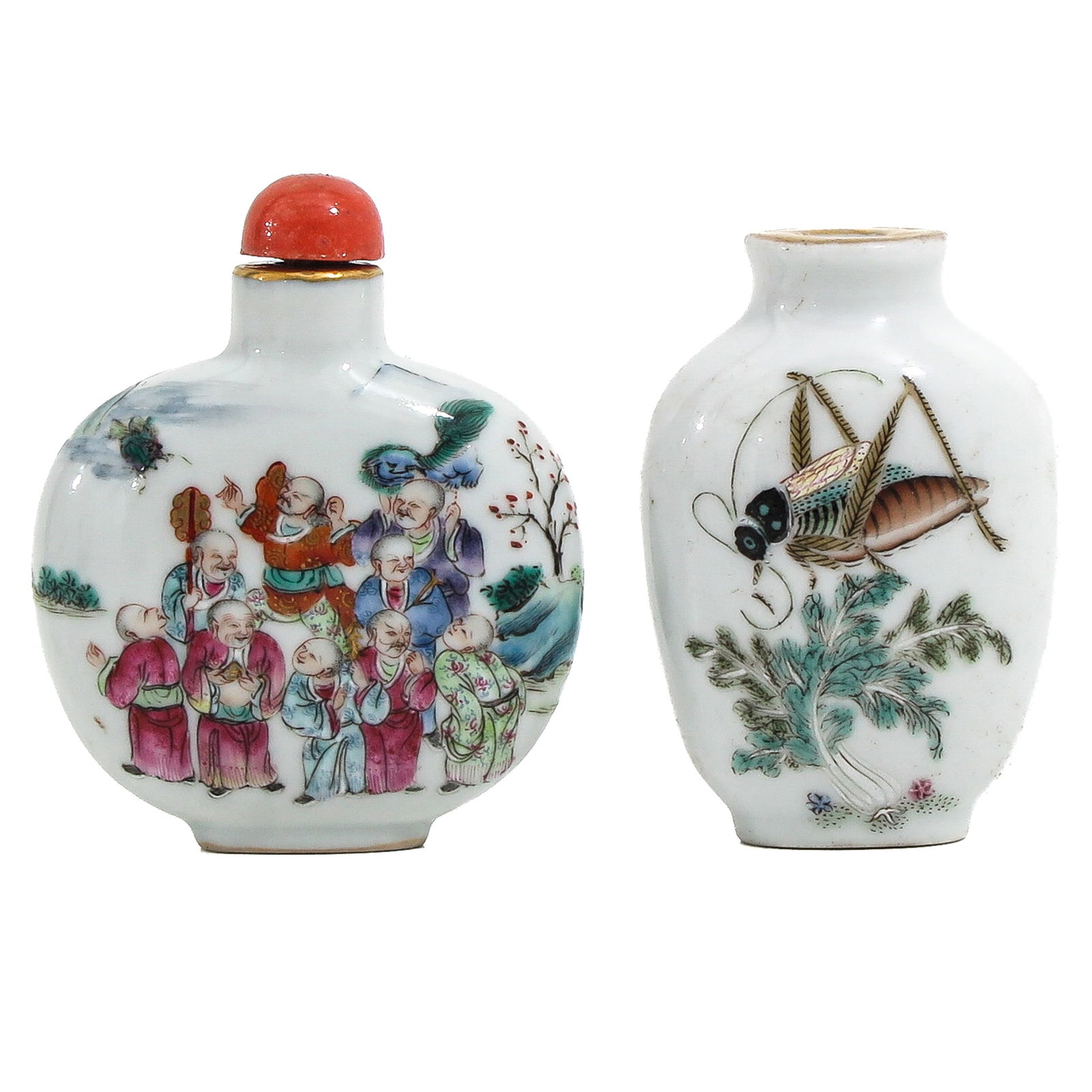 A Lot of 2 Snuff Bottles (1 of 6)