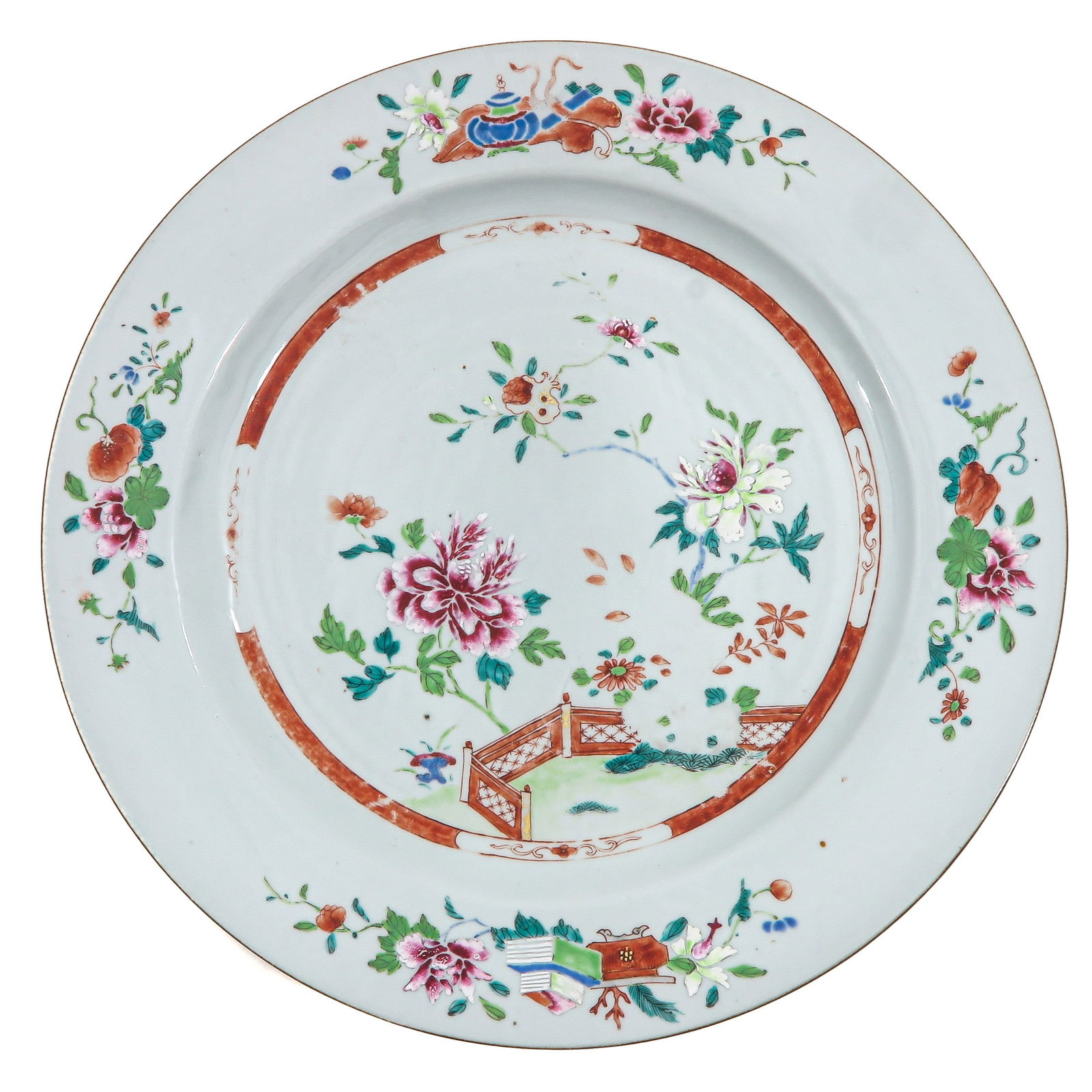 A Famille Rose Charger (1 of 4)