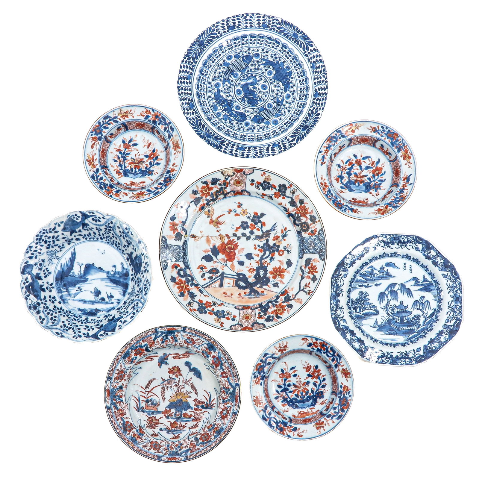 A Group of 8 Plates (1 of 8)