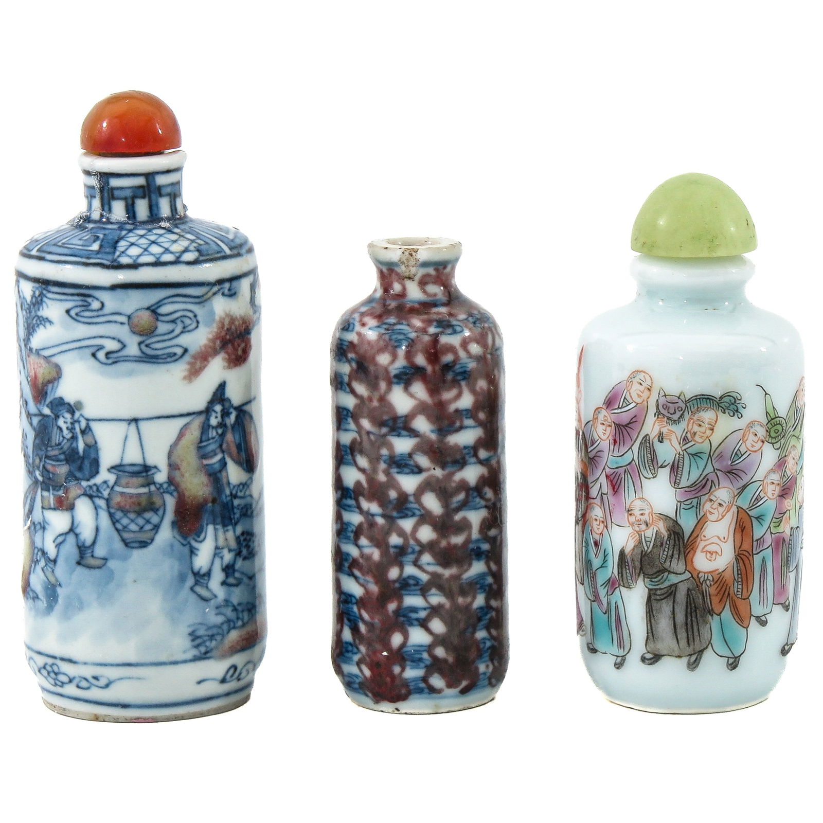A Group of 3 Snuff Bottles (1 of 6)
