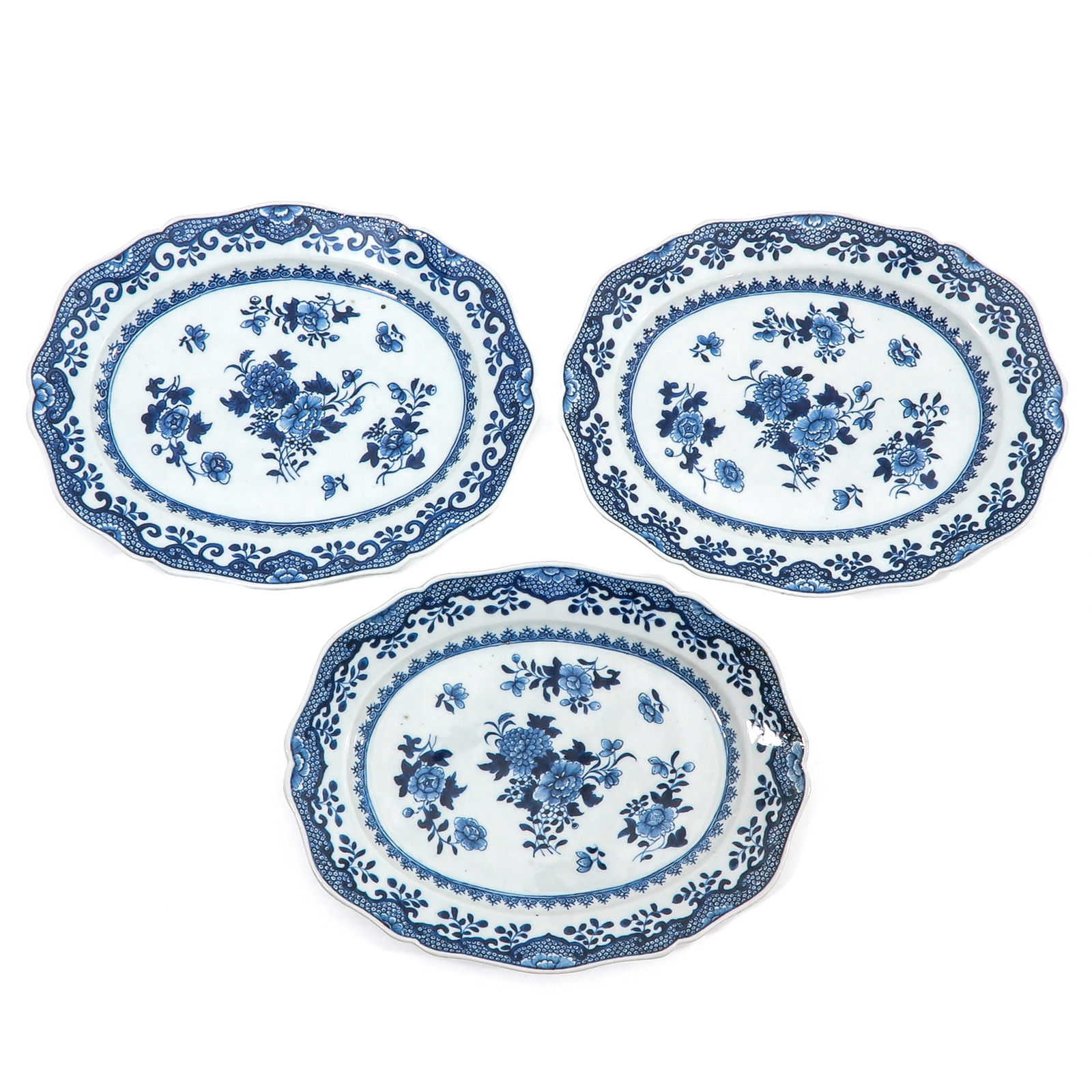 A Group of 3 Oval Serving Platters (1 of 8)