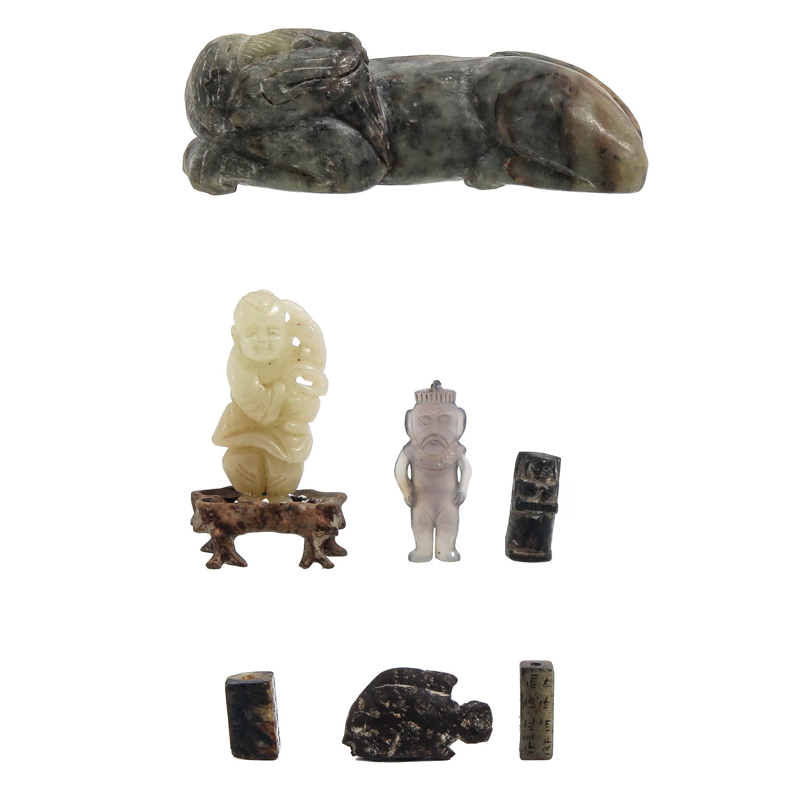 A Group of 7 Carve Sculptures (1 of 6)