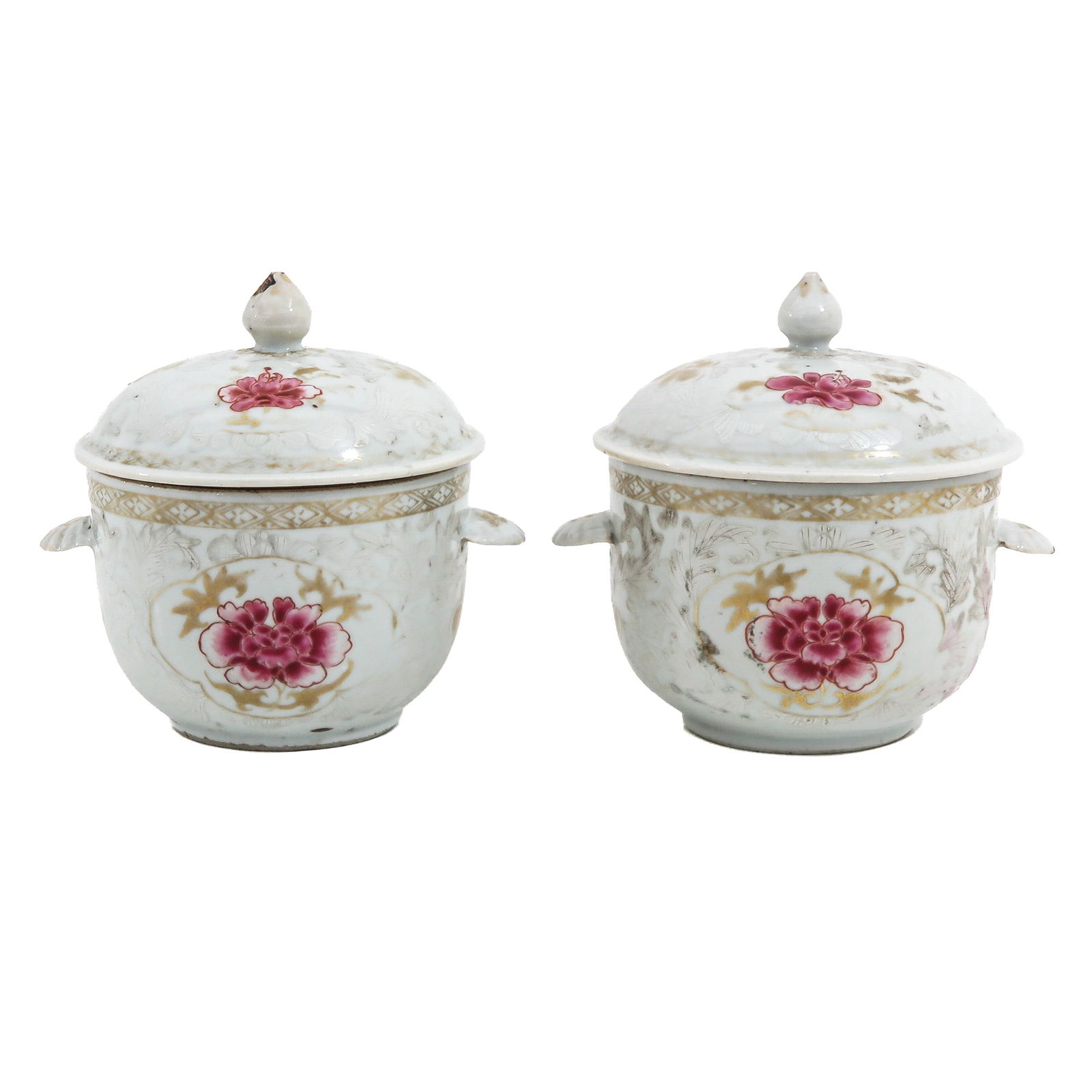 A Pair of Bowls with Covers (1 of 6)