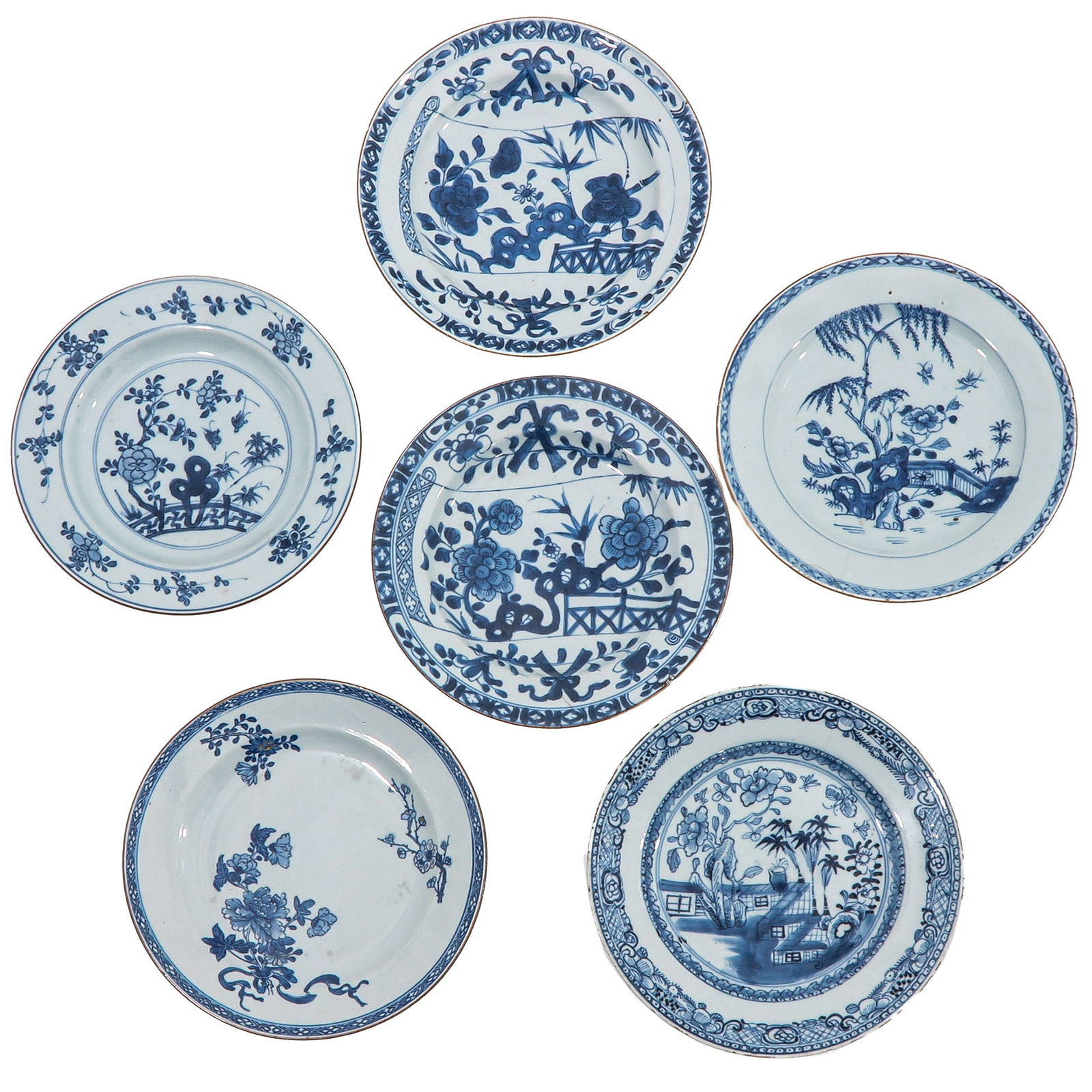 A Group of 6 Plates (1 of 8)