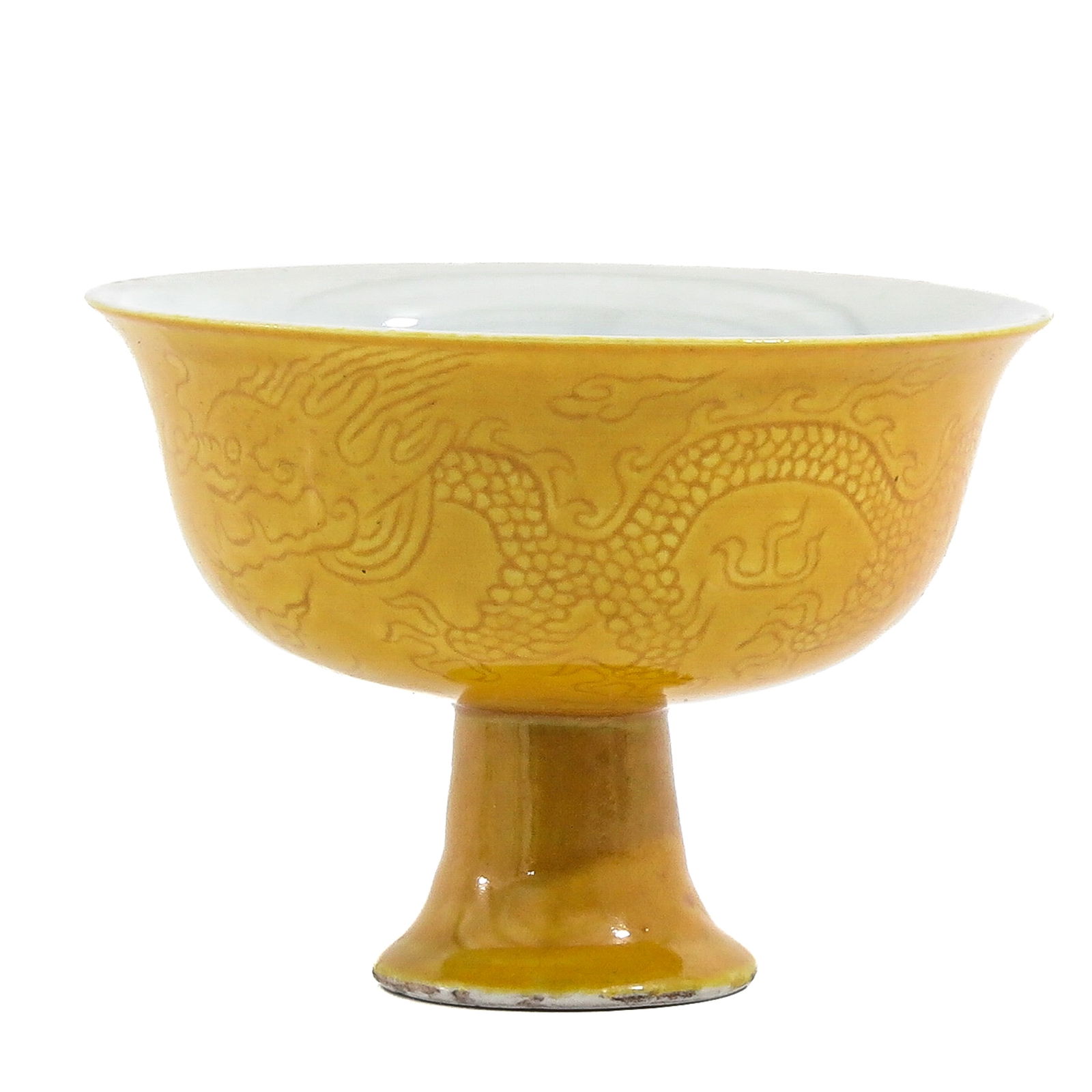 A Yellow Glaze Stem Cup (1 of 6)
