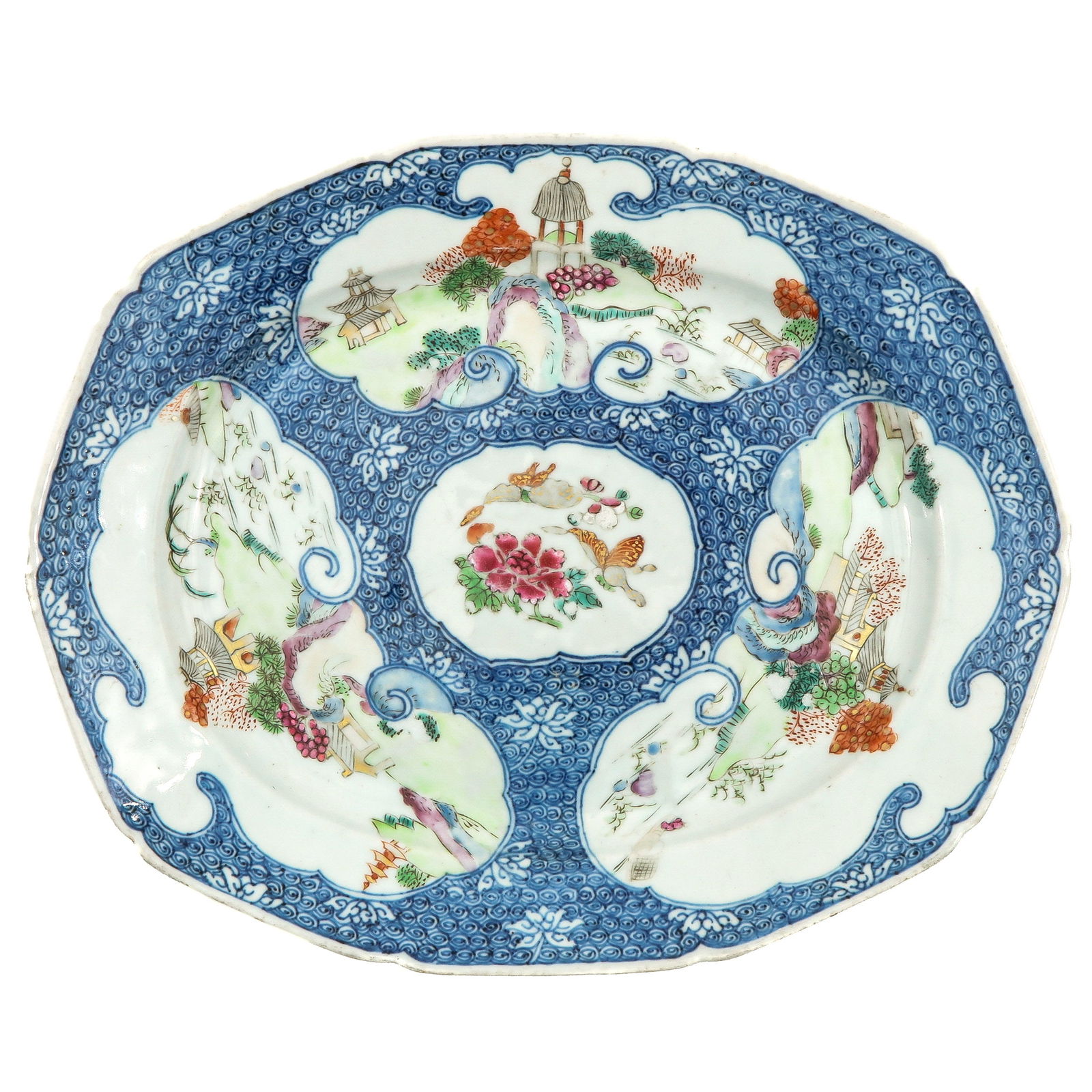 A Famille Rose Serving Dish (1 of 2)