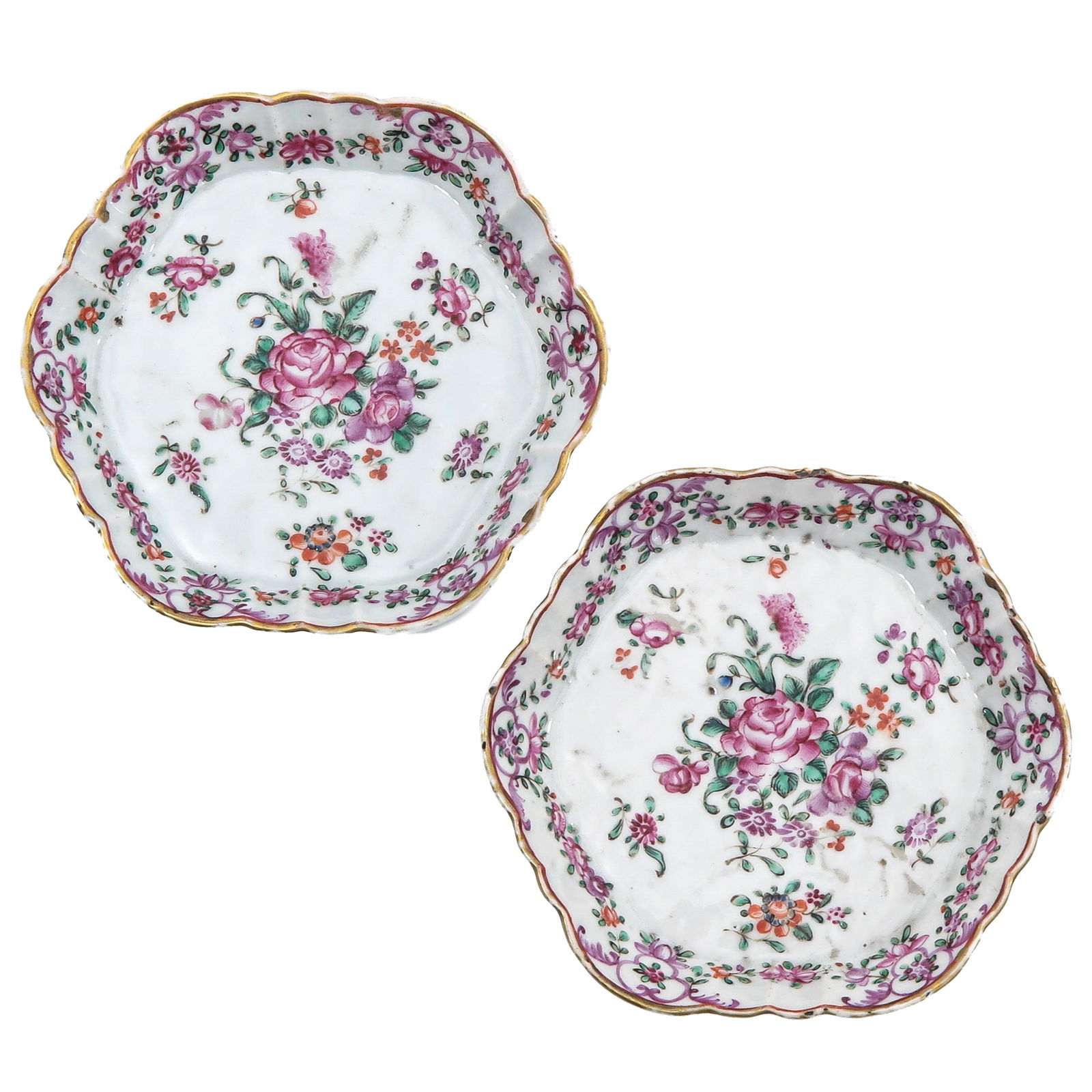 A Pair of Famille Rose Trays (1 of 6)