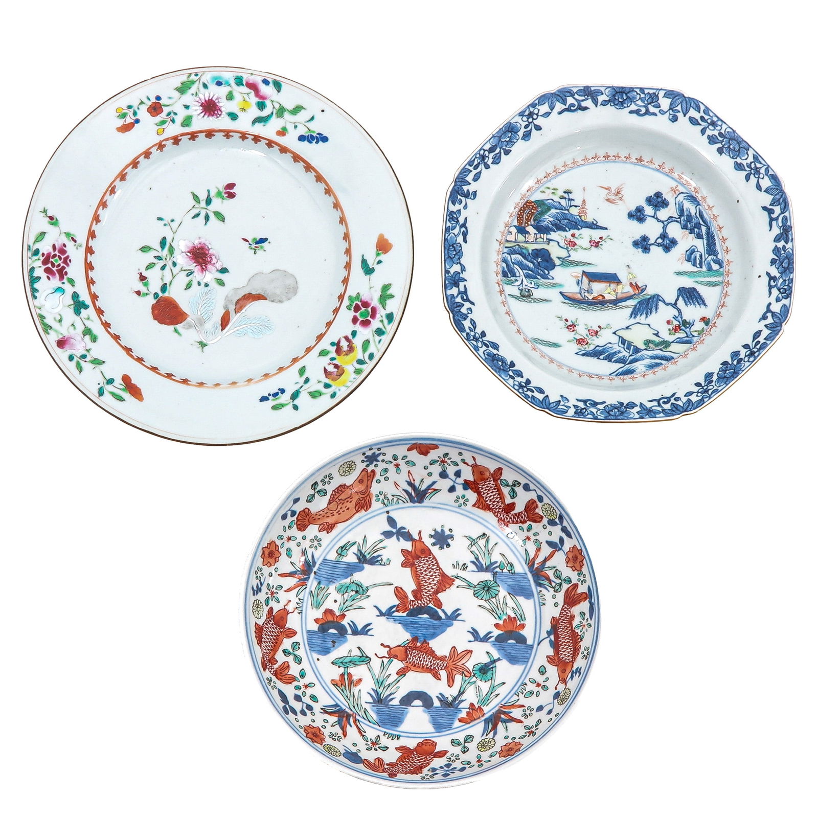 A Group of 3 Plates (1 of 8)