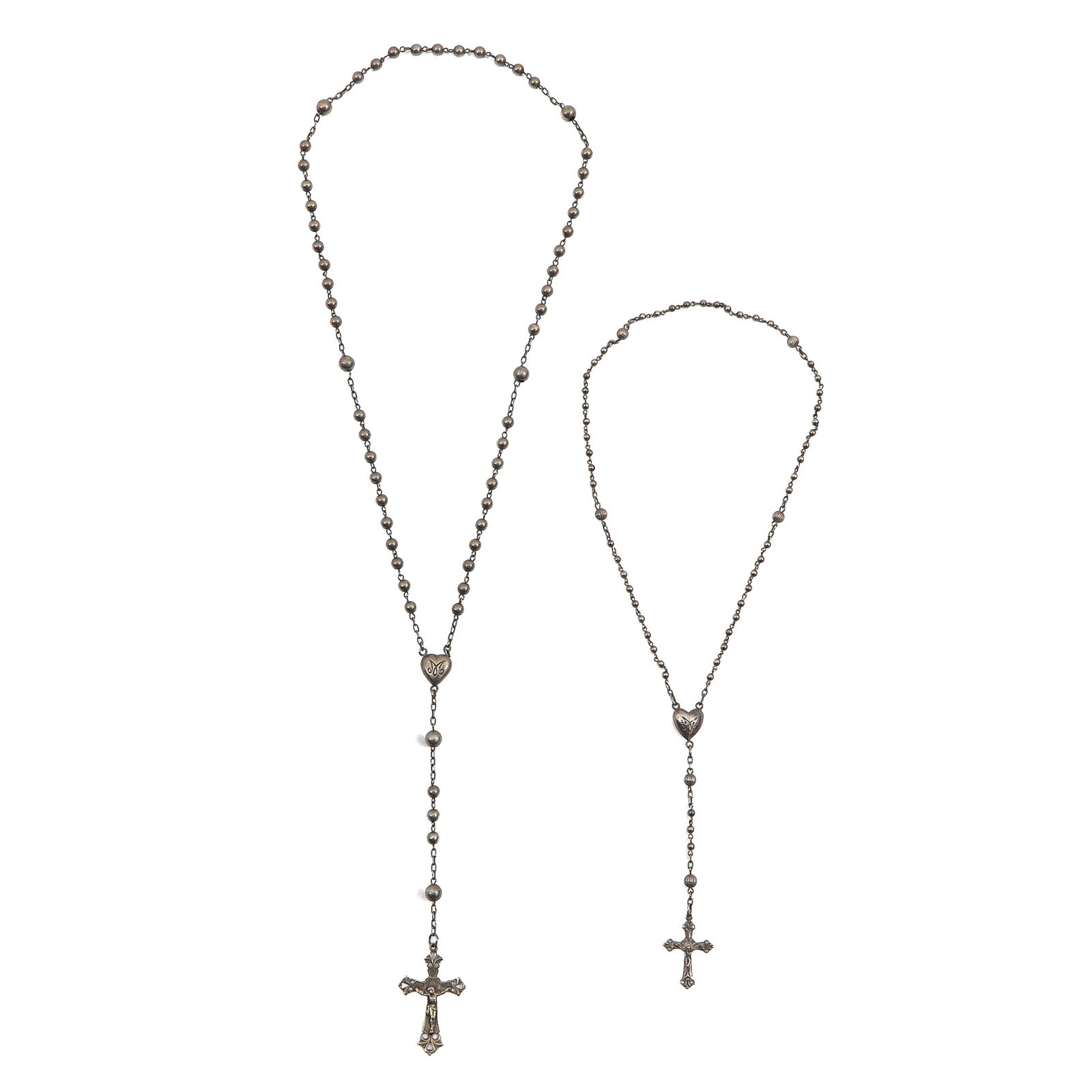 A Lot of 2 Silver Rosaries (1 of 6)