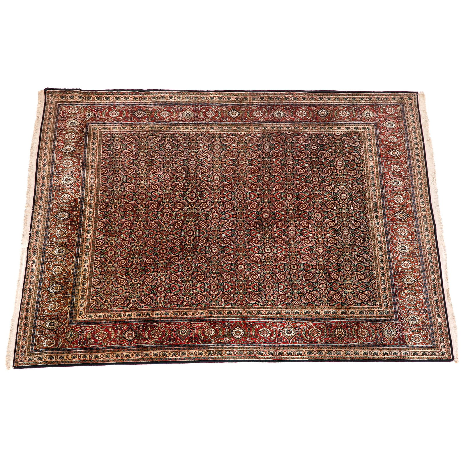 A Hand Knotted Herati Carpet: hand-knotted wool, Herati, 366 x 276 cm