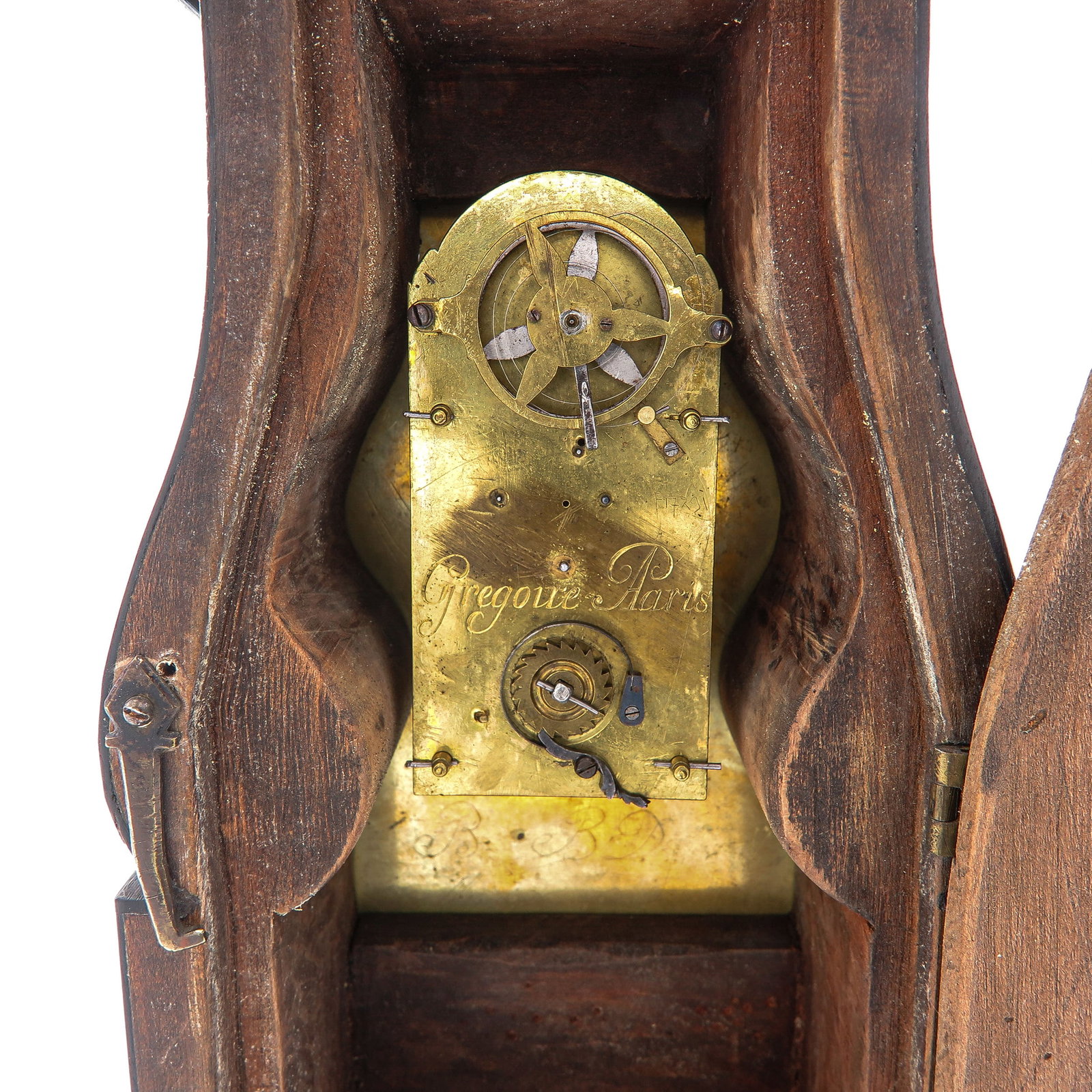 A Table Clock Signed Gregoire Paris - 7