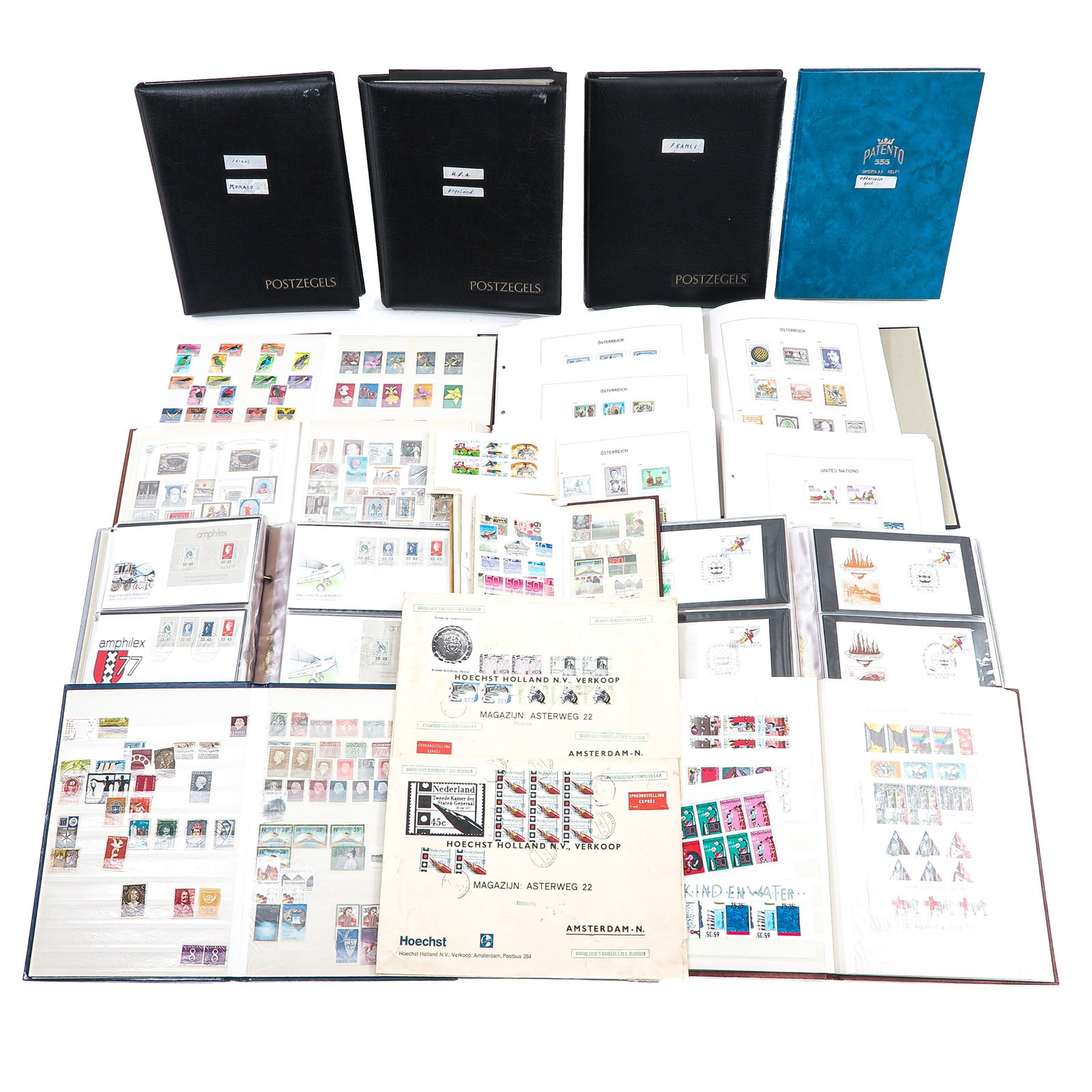 A Stamp Collection: of stamps, consisting of the Netherlands, USA, Austria and other countries