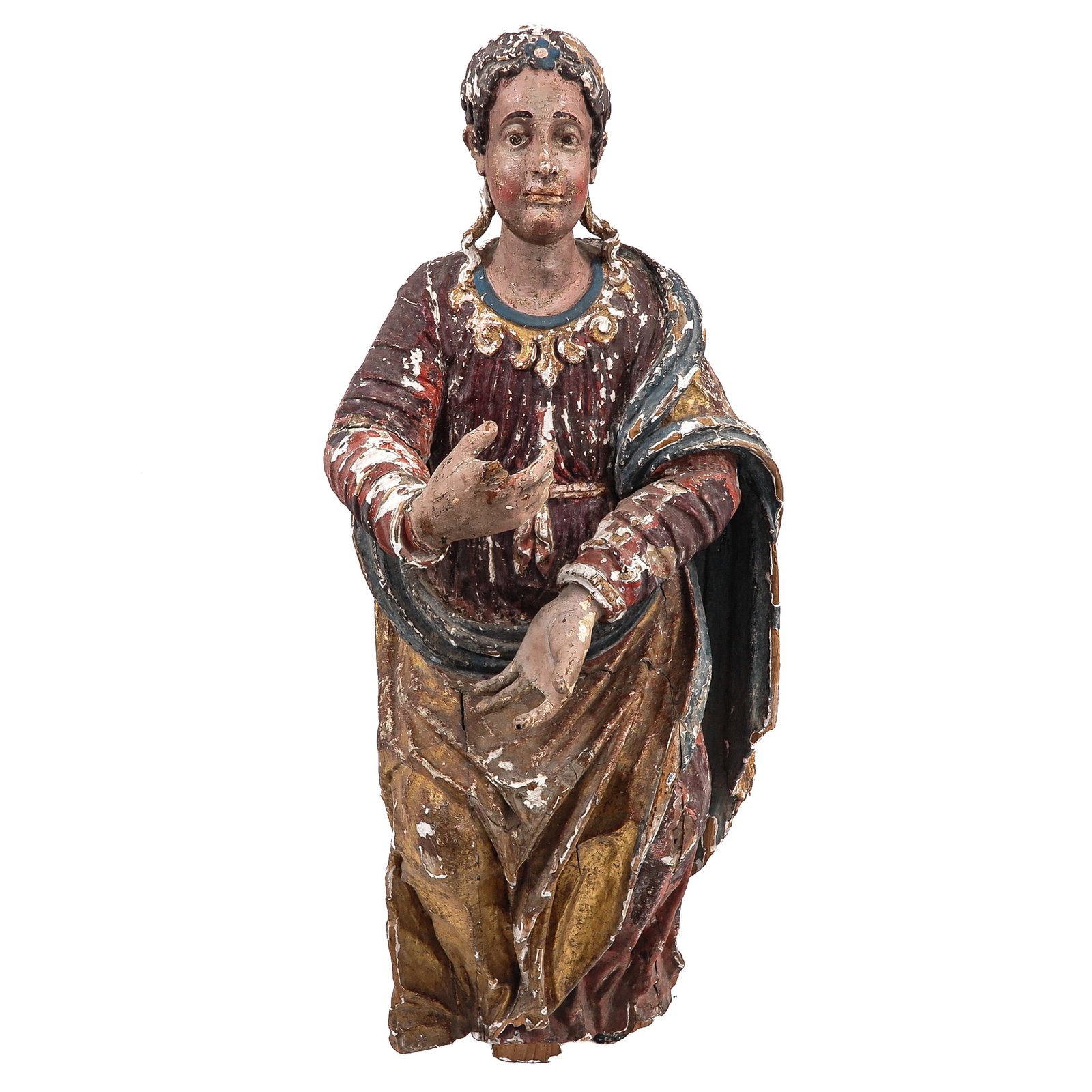 A Carved Wood Bow Figure (1 of 7)