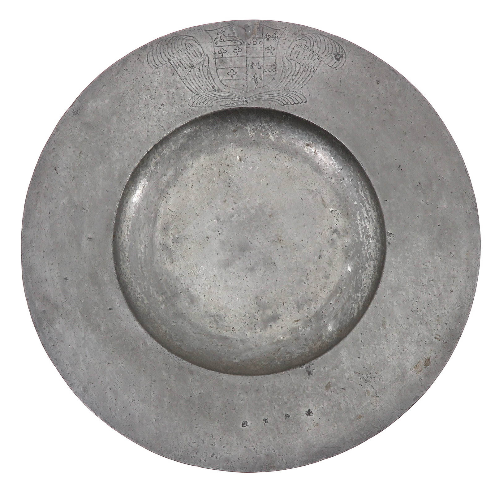 A 17th Century Pewter Dish (1 of 4)