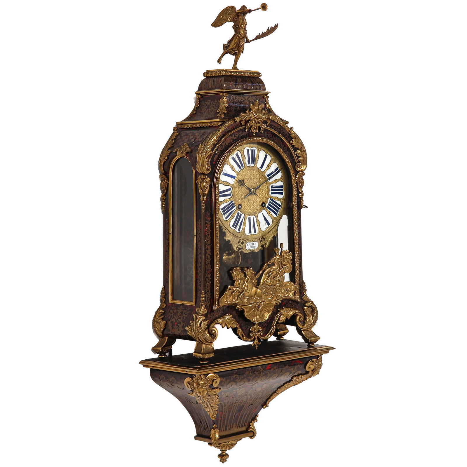 A Console Clock signed Cadier á Paris - 2