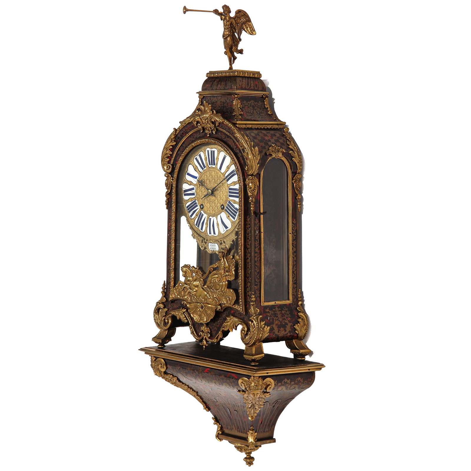 A Console Clock signed Cadier á Paris - 3