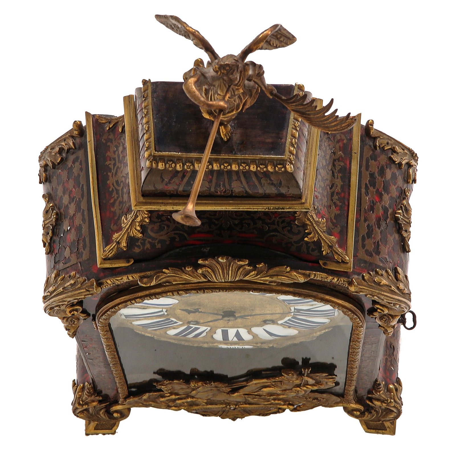 A Console Clock signed Cadier á Paris - 4