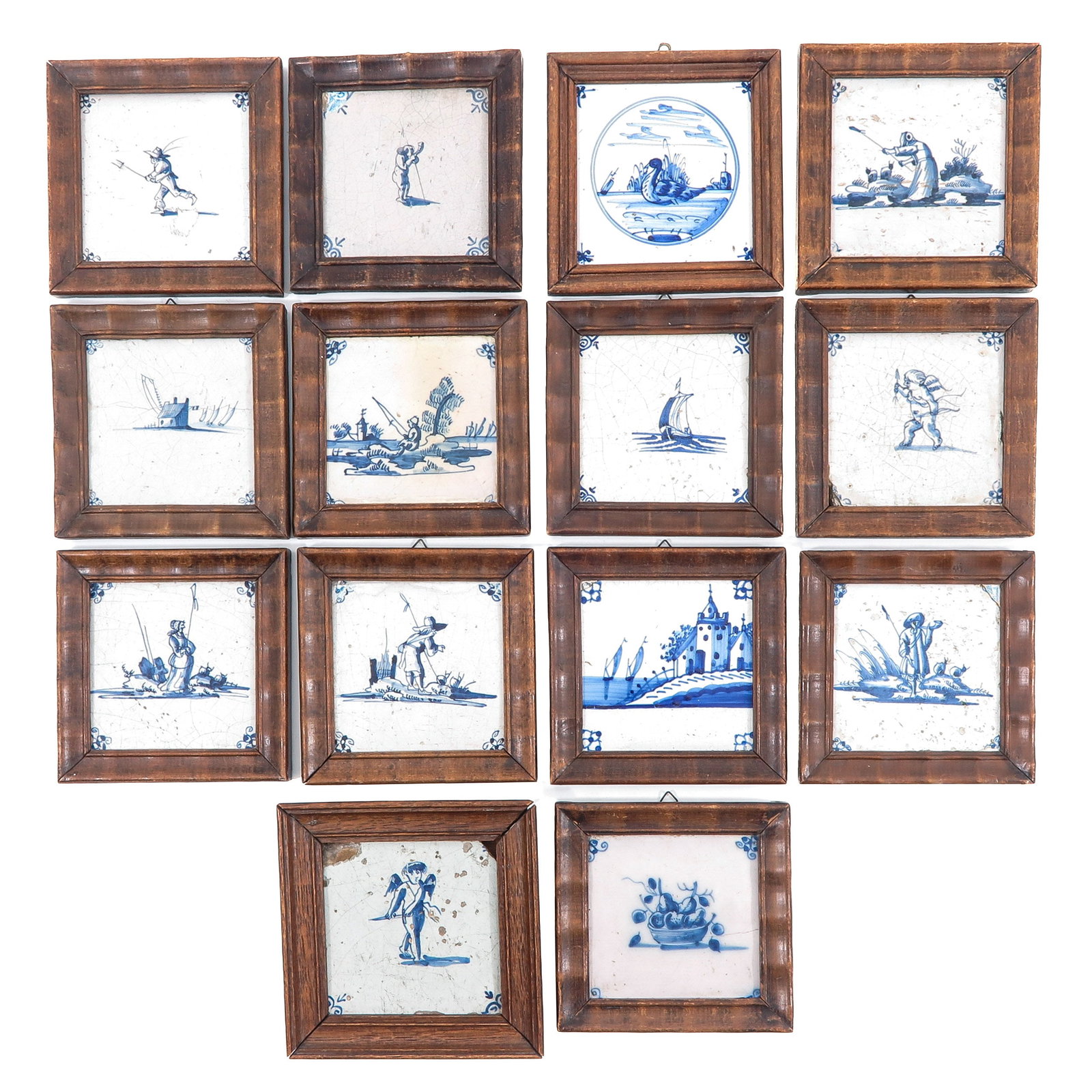 A Group of 18th Century Tiles (1 of 9)
