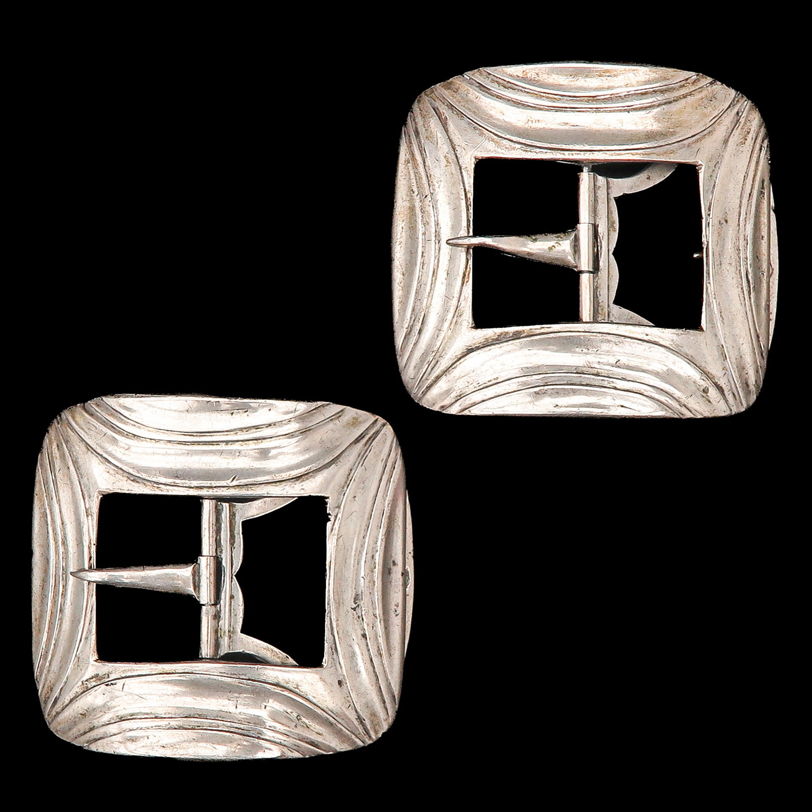 A Pair of Silver Shoe Buckles (1 of 8)