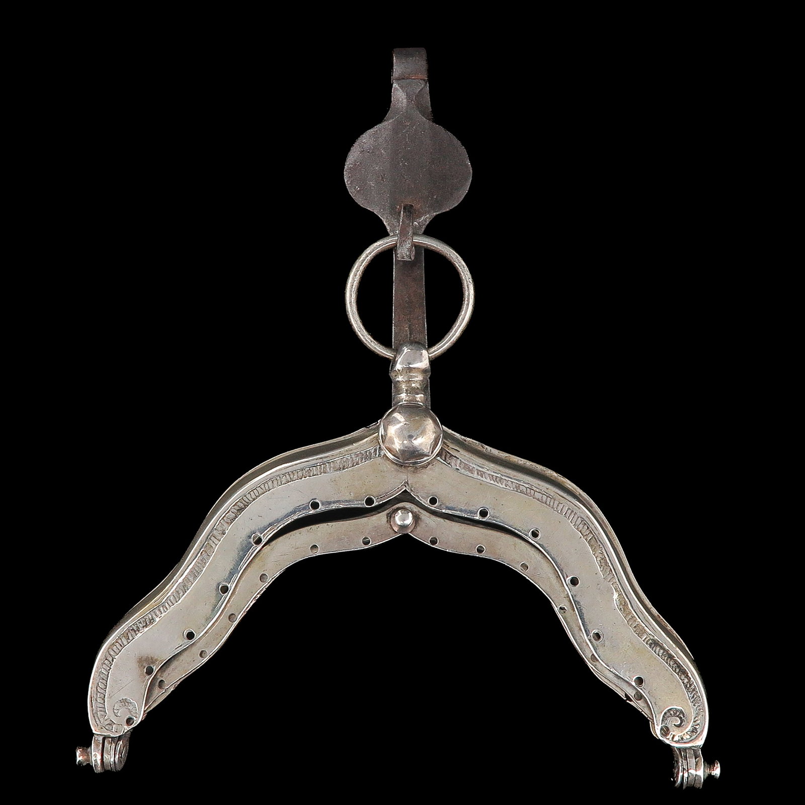 An 18th Century Silver Purse Frame (1 of 5)