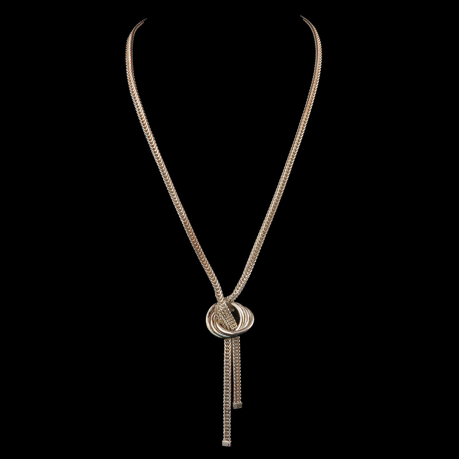 A Silver Necklace: silver 835/1000, length 50 cm